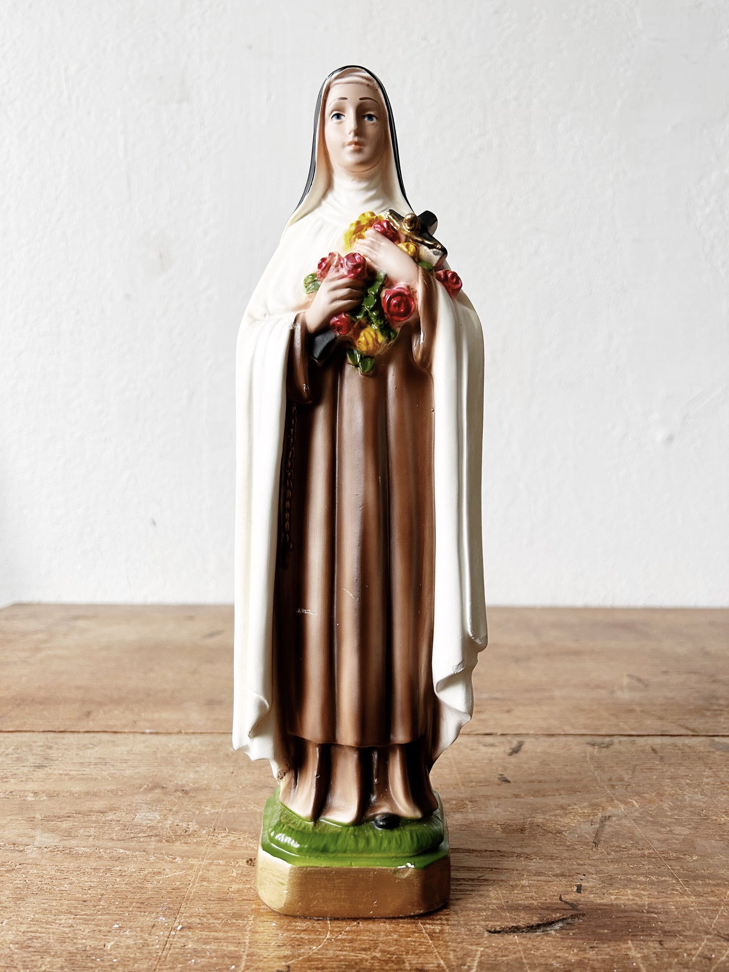 Mid Century Plaster Mary Statue Italy