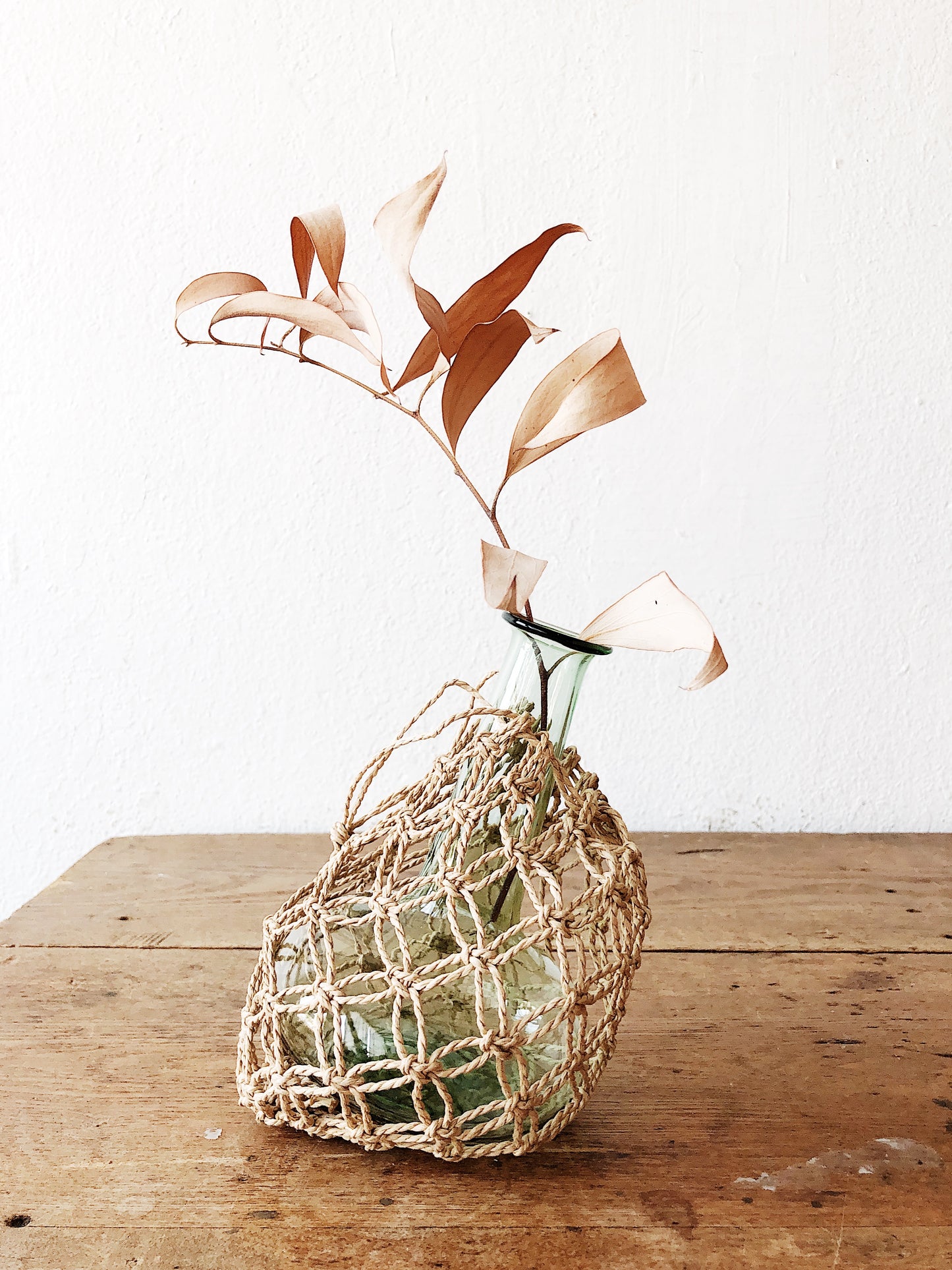 Vintage Netted Wall Vase