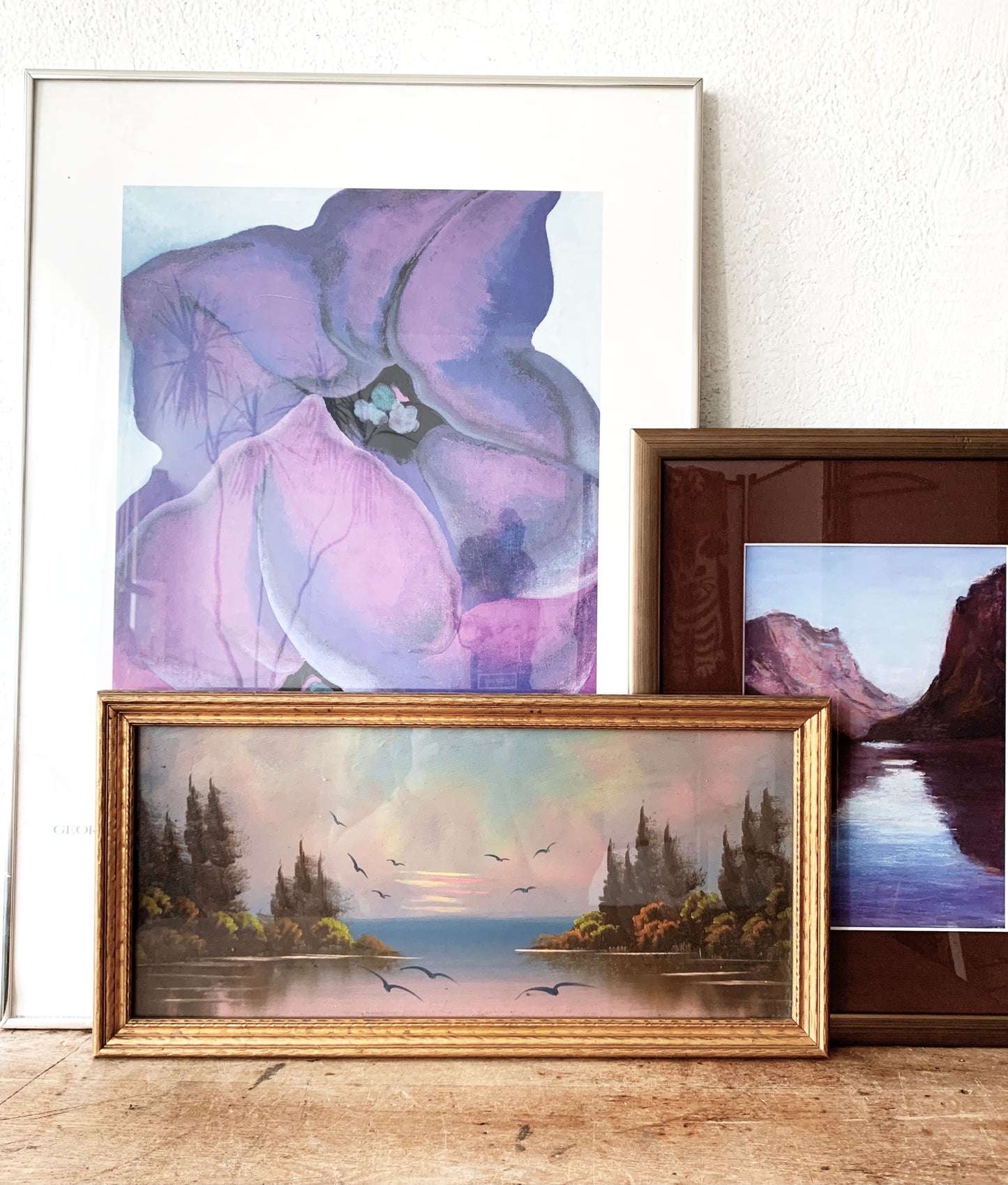 Vintage Framed Landscape Painting