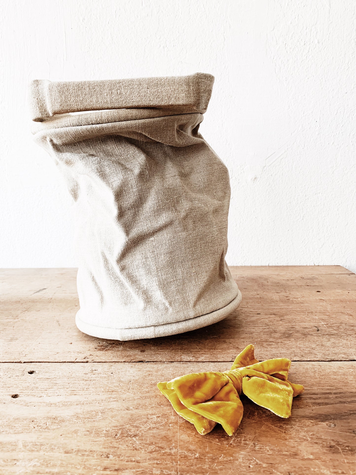 Vintage Canvas Bucket Bag