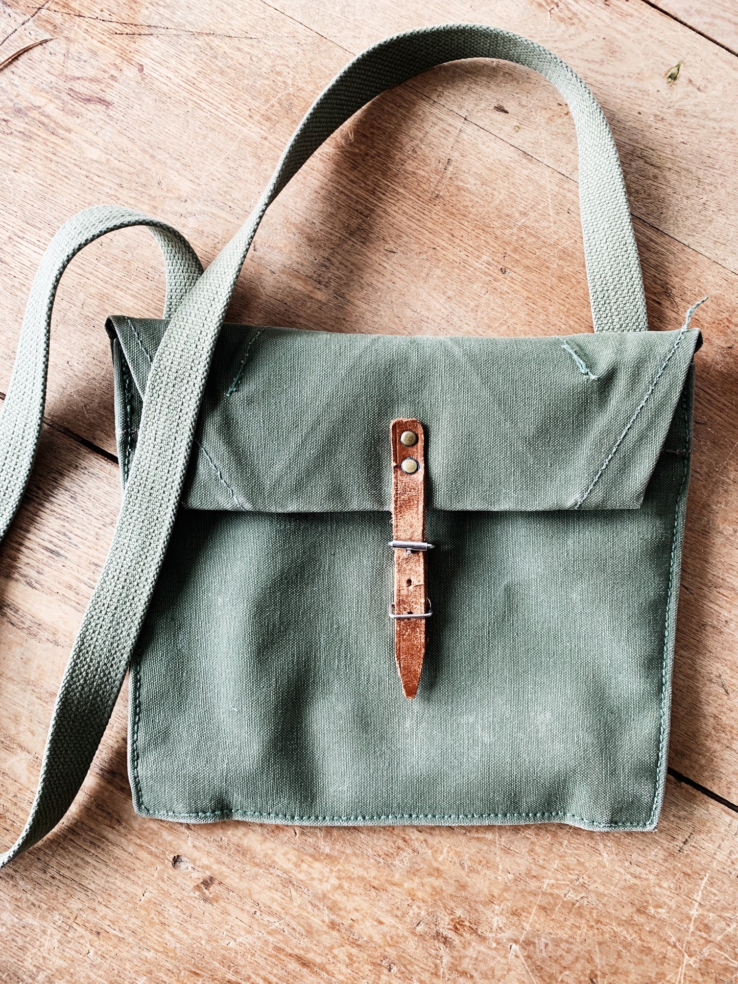 Vintage Canvas Military Bag
