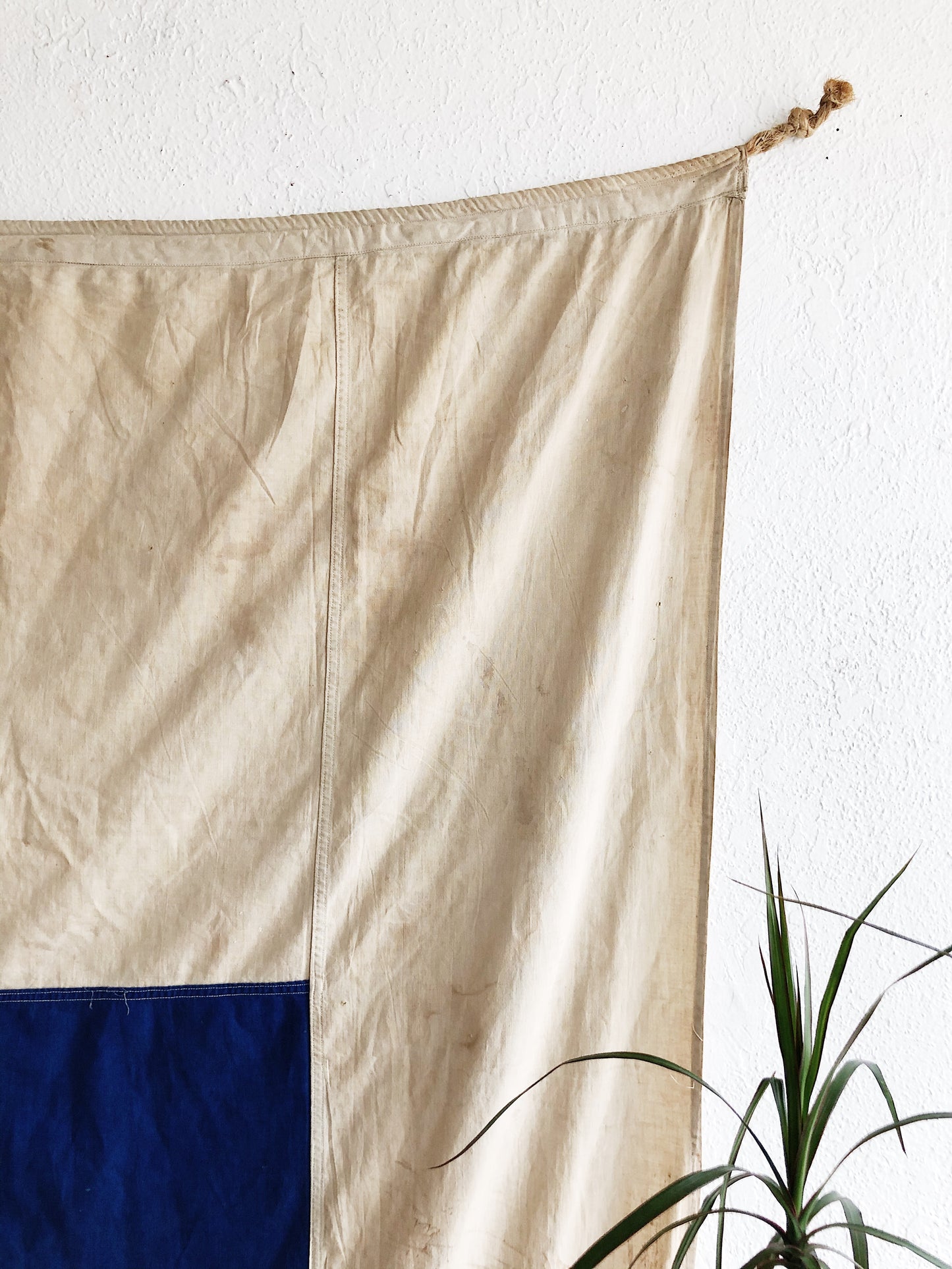 Vintage Canvas Maritime Flag