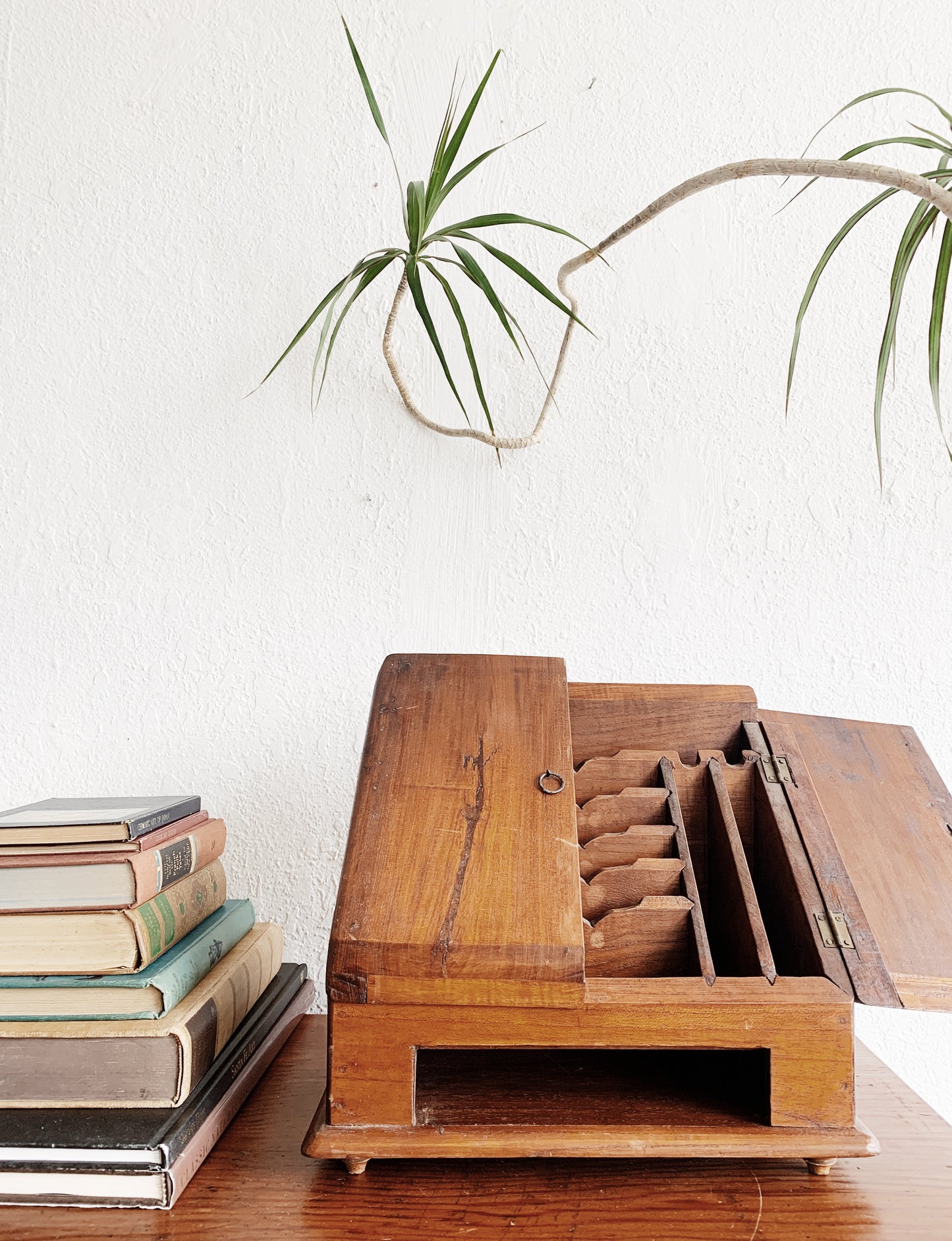 Handmade Wood Desk Organizer