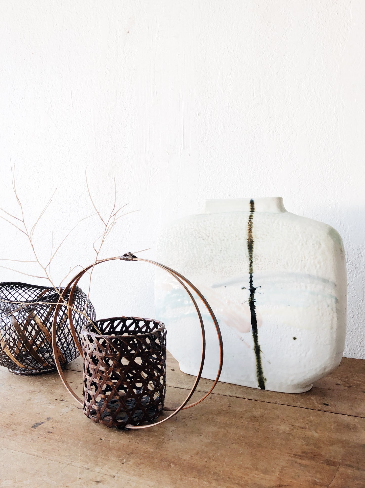 Vintage Hana Kago Ikebana Basket 2