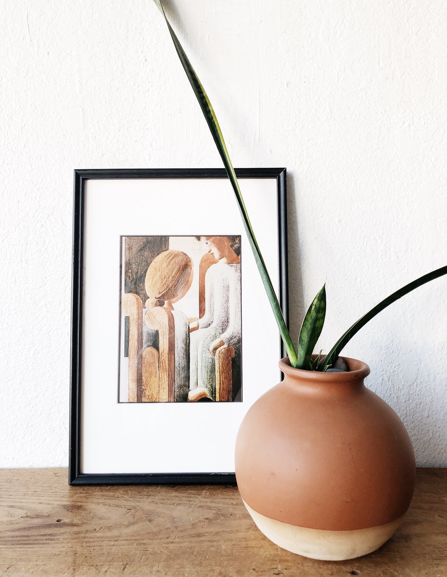 Vintage Framed Oskar Schlemmer Print