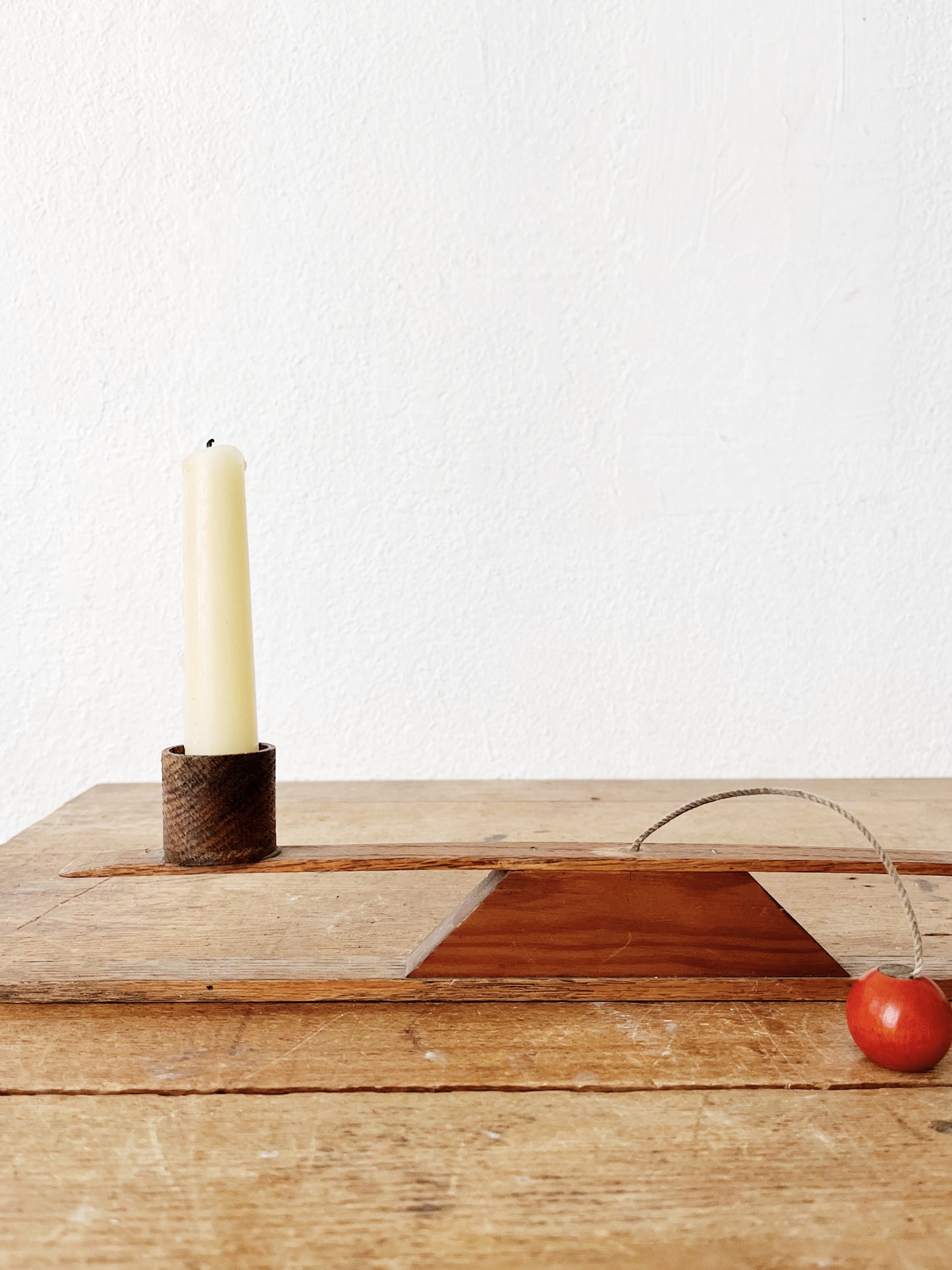 Handmade Vintage Cup and Ball Game