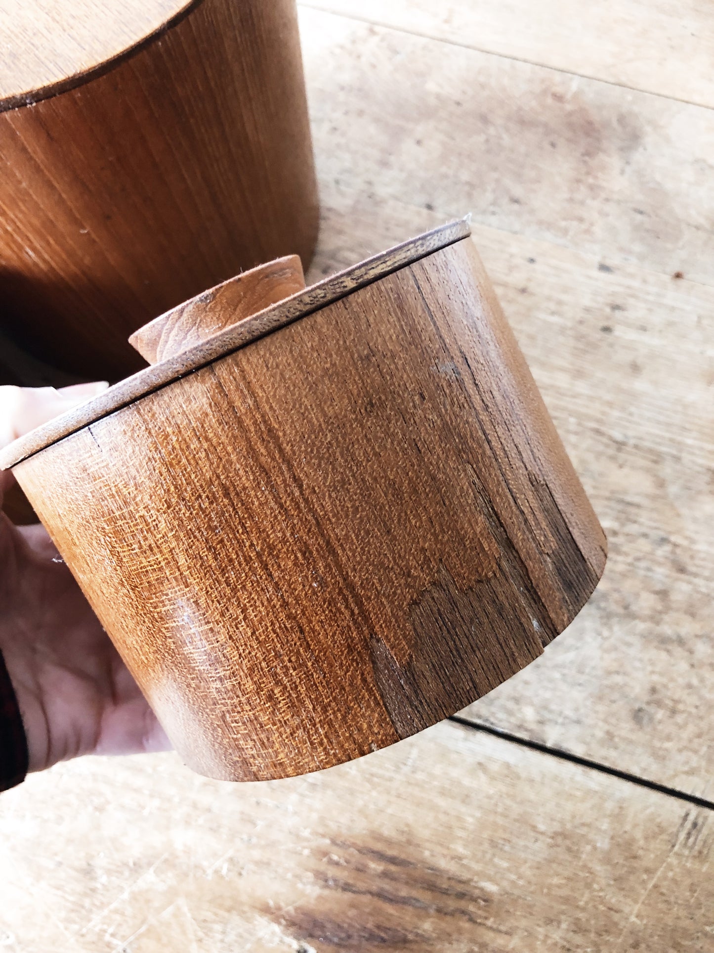 MCM Wood Canister Set