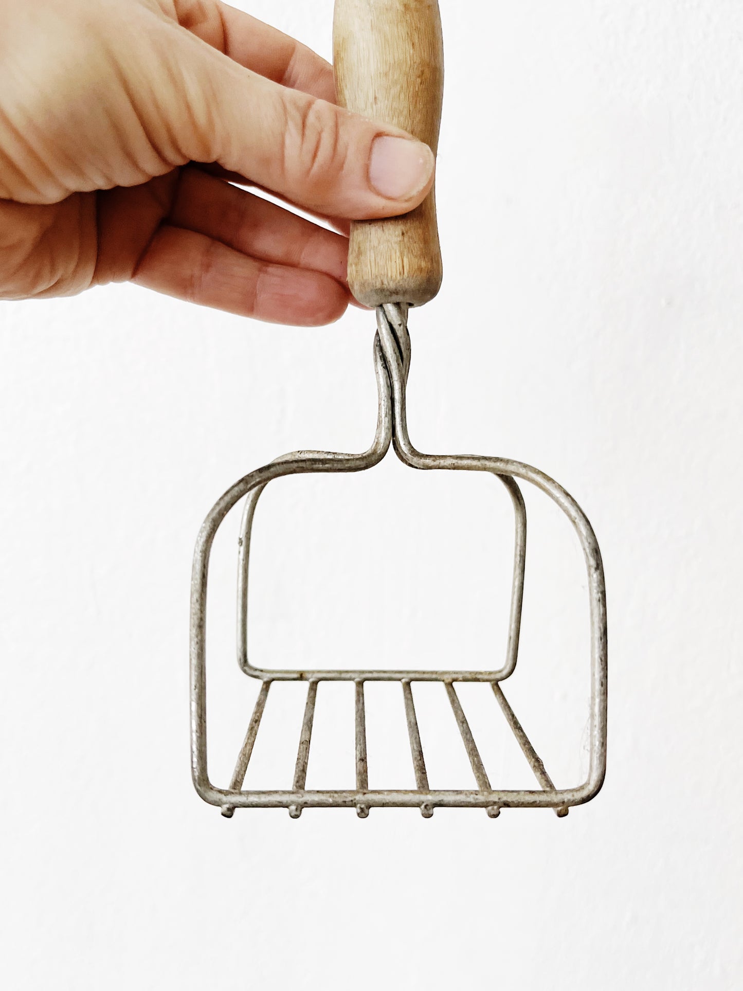 Primitive Wood and Wire Utensil Set