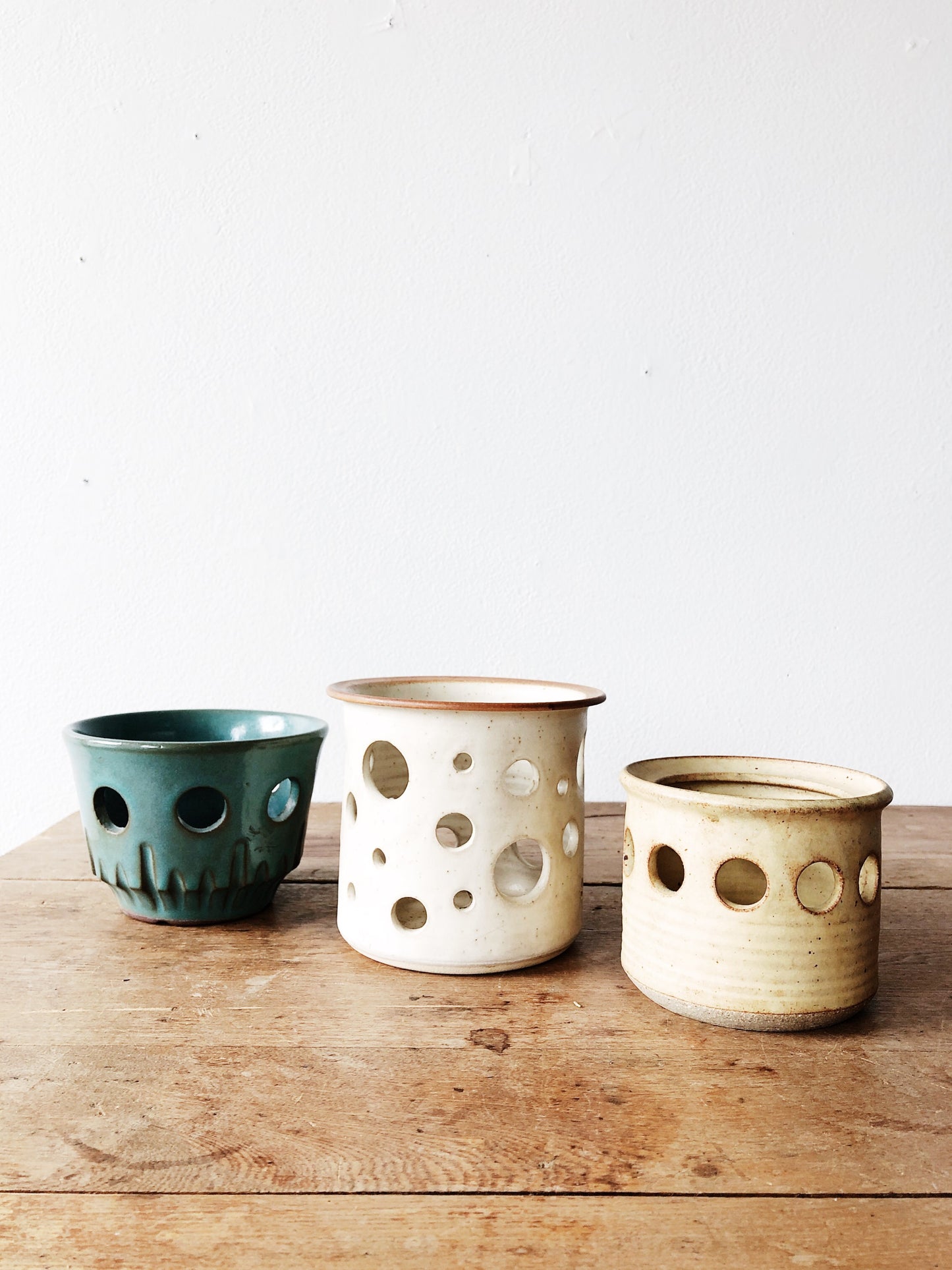 Vintage Ceramic Circle Pot