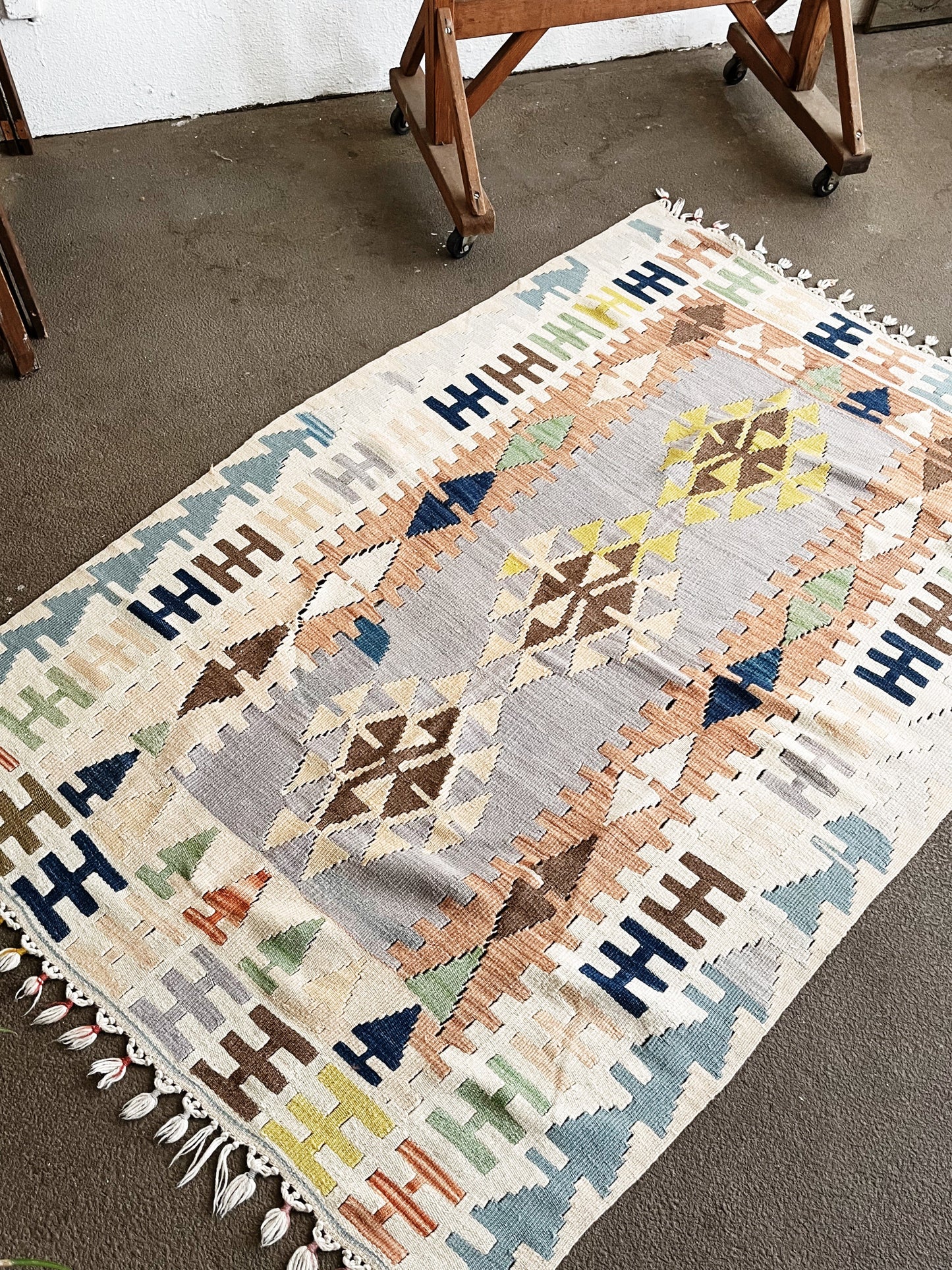 Turkish Wool Kilim Rug