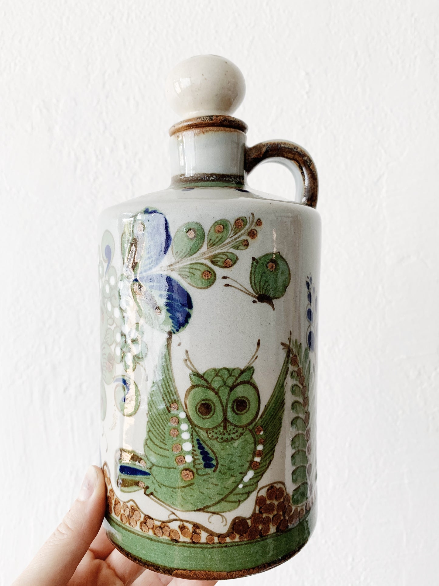 Vintage Tonala Of Mexico Pottery Jug