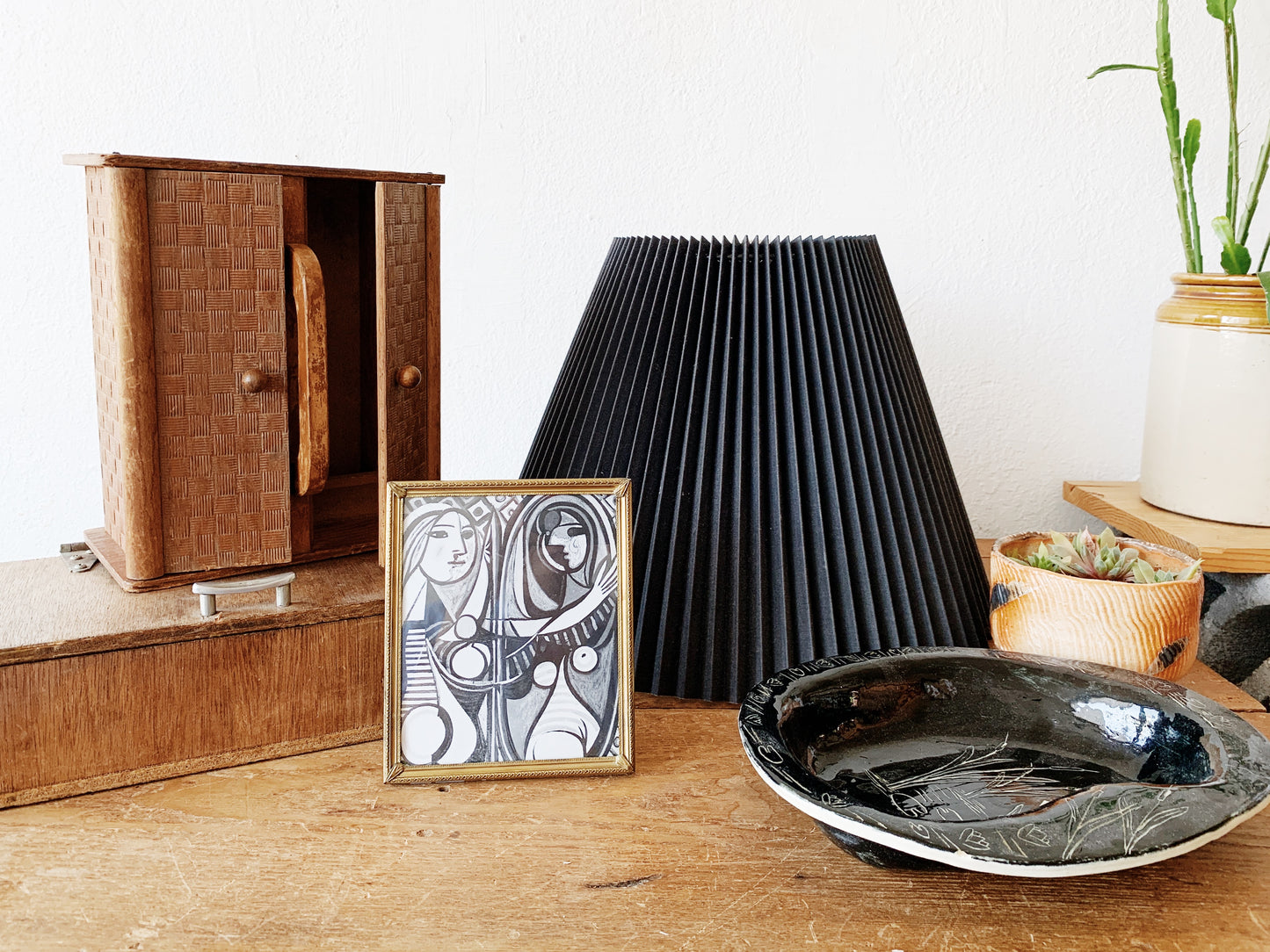 Vintage Picasso Print in Vintage Metal Frame