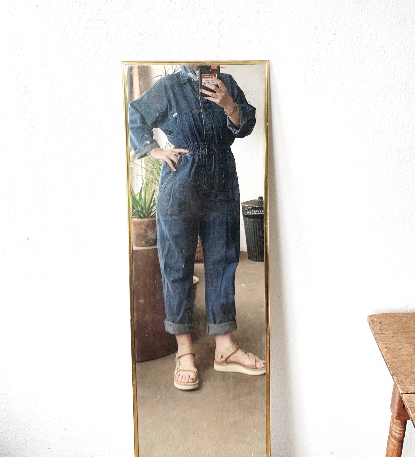 Vintage Denim Jumpsuit