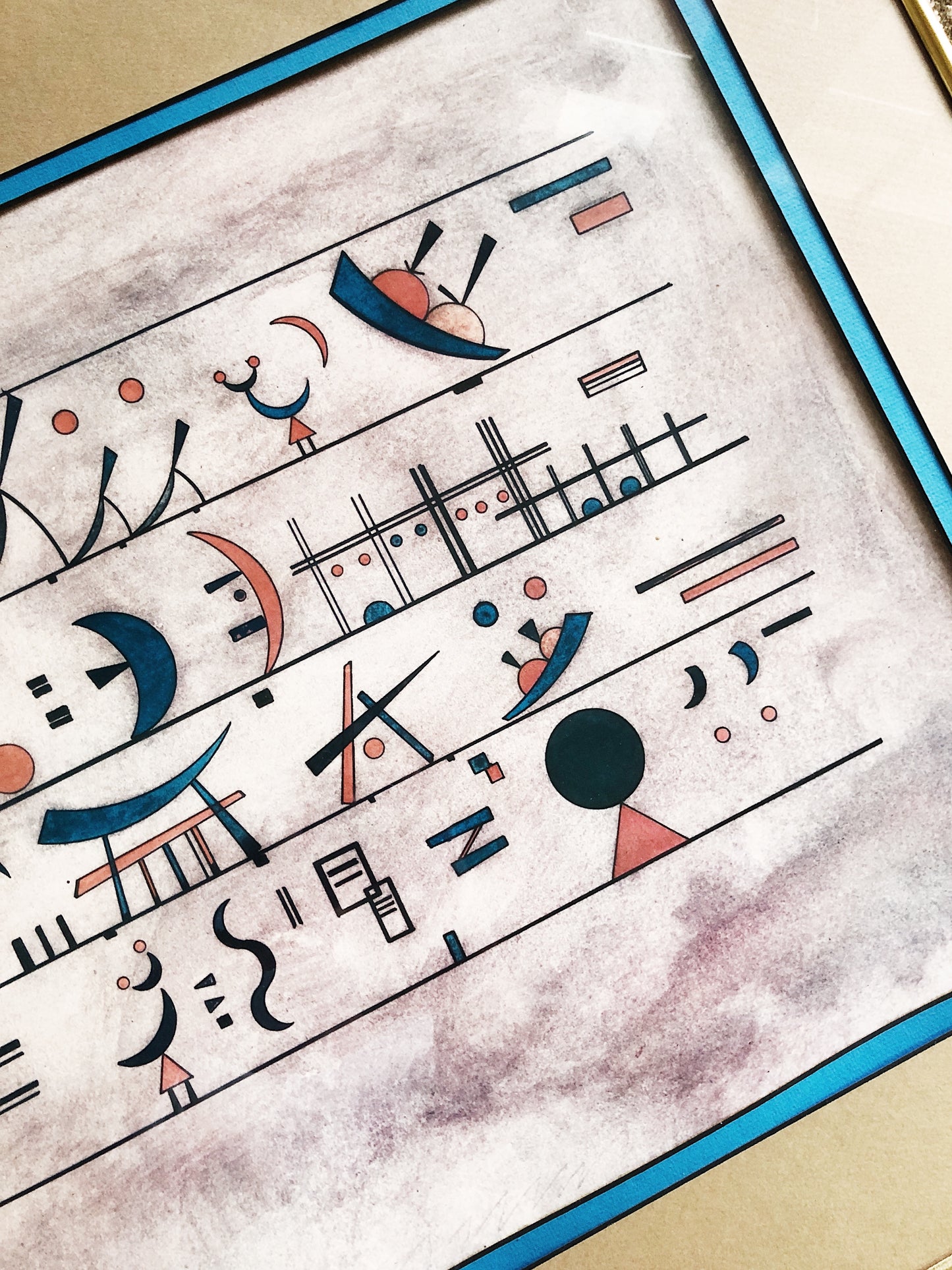 Large Vintage 1930s Art Deco Print