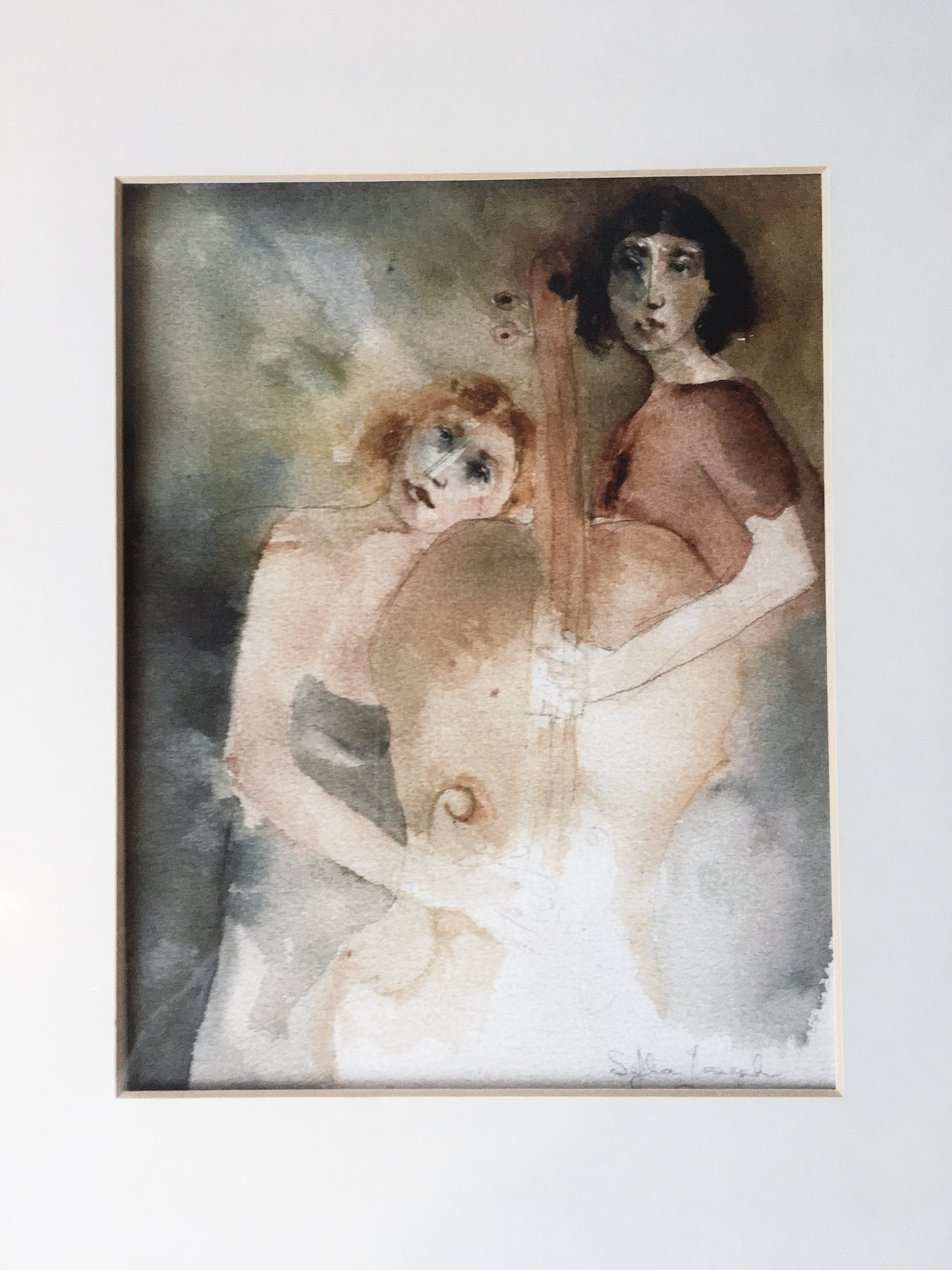 Archival Print of Original Watercolor by Sefla Joseph