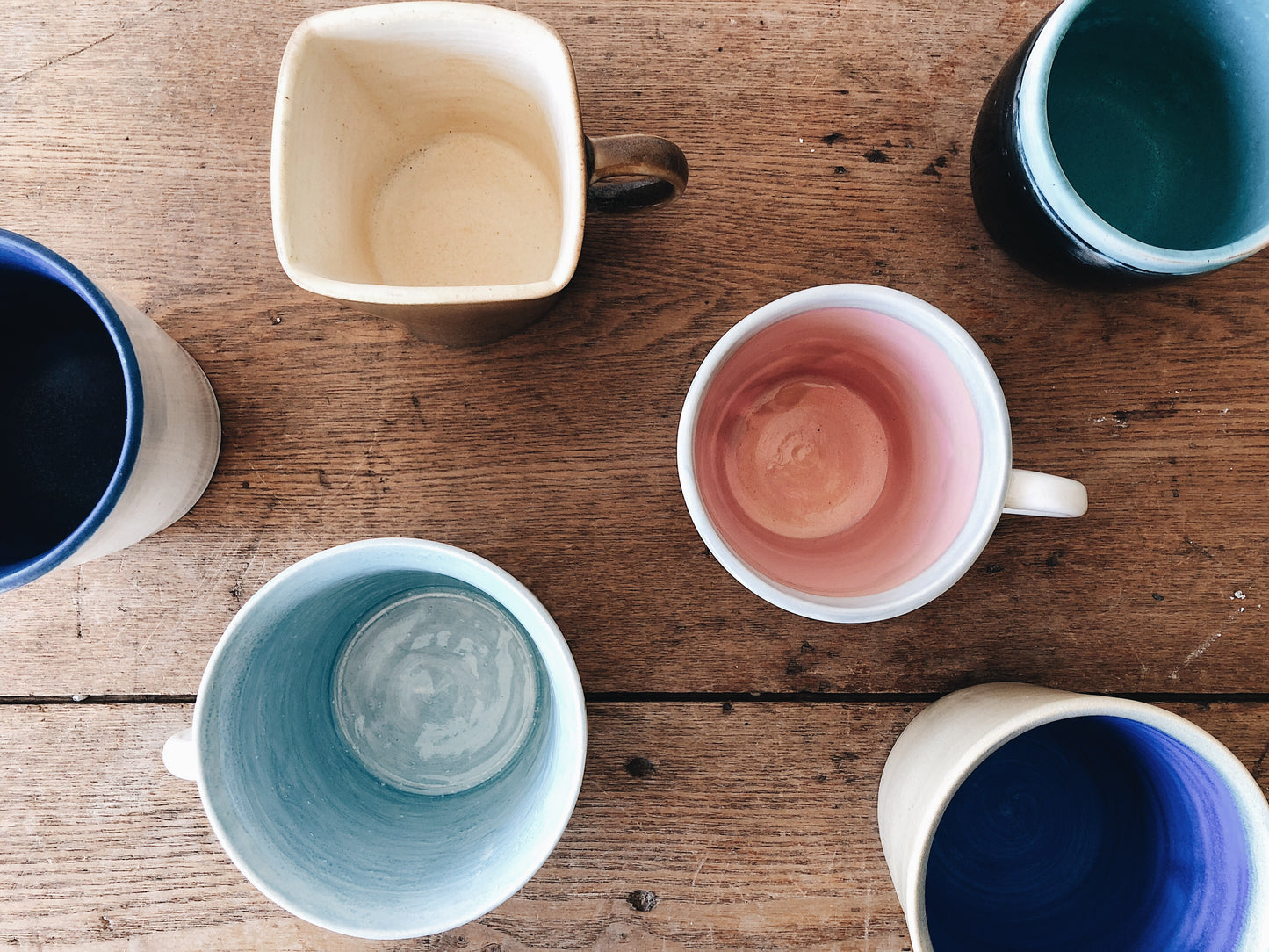 RESERVED MEGAN Handmade Pottery Mugs