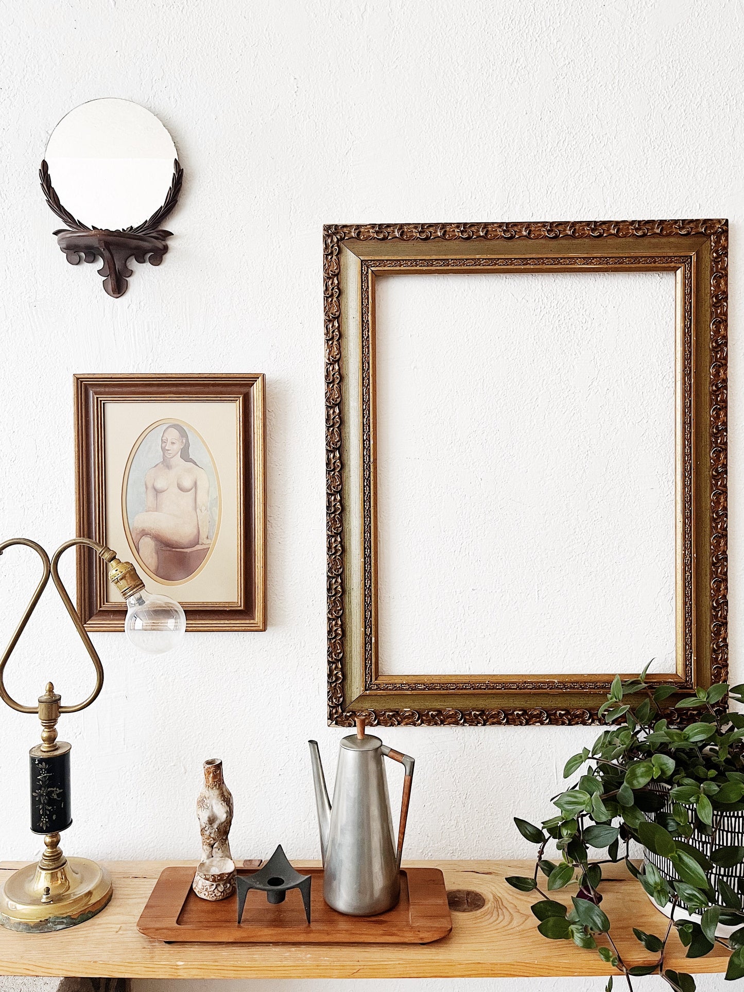 Victorian Mirrored Shelf