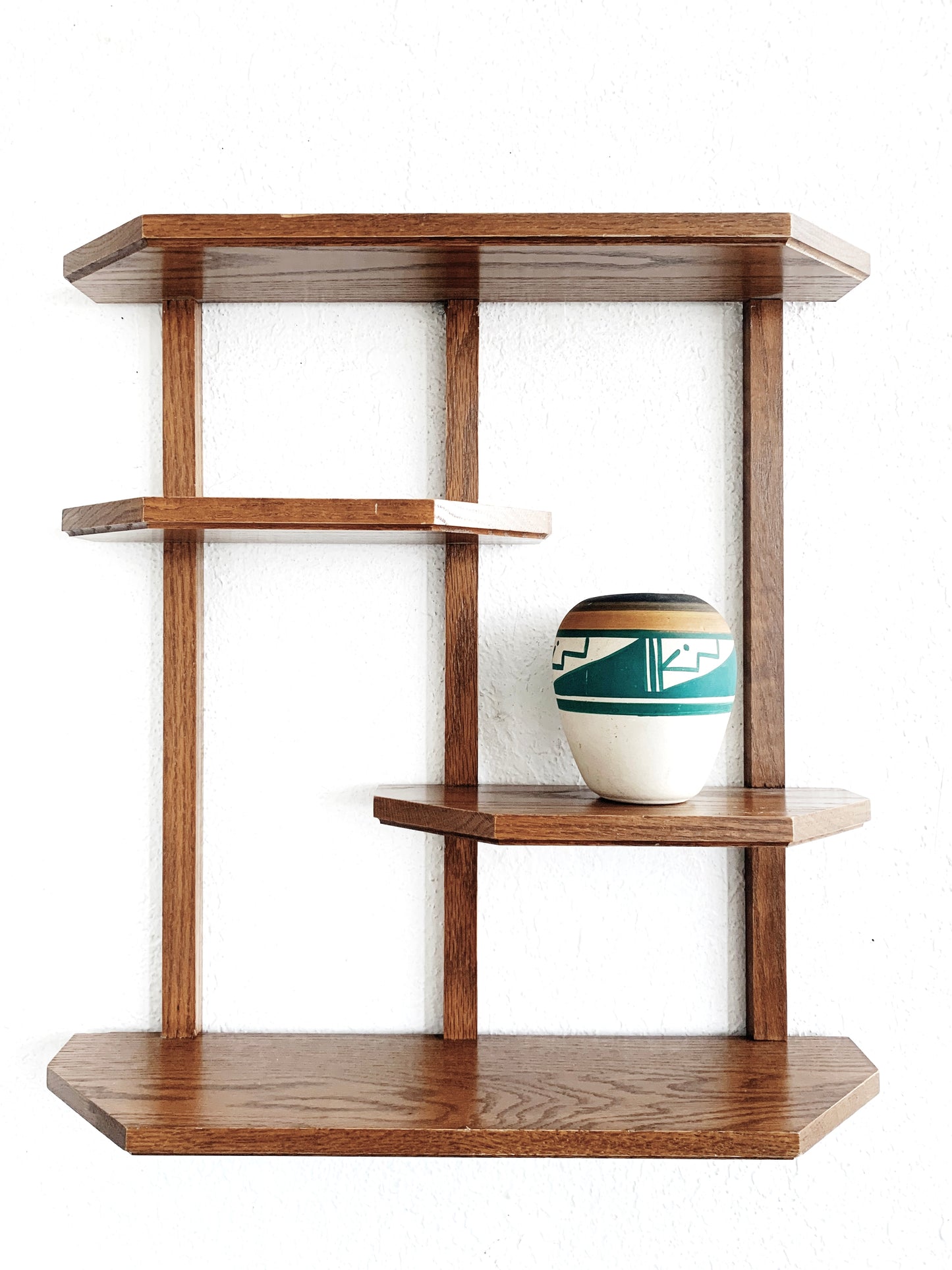 Vintage Oak Wall Shelf