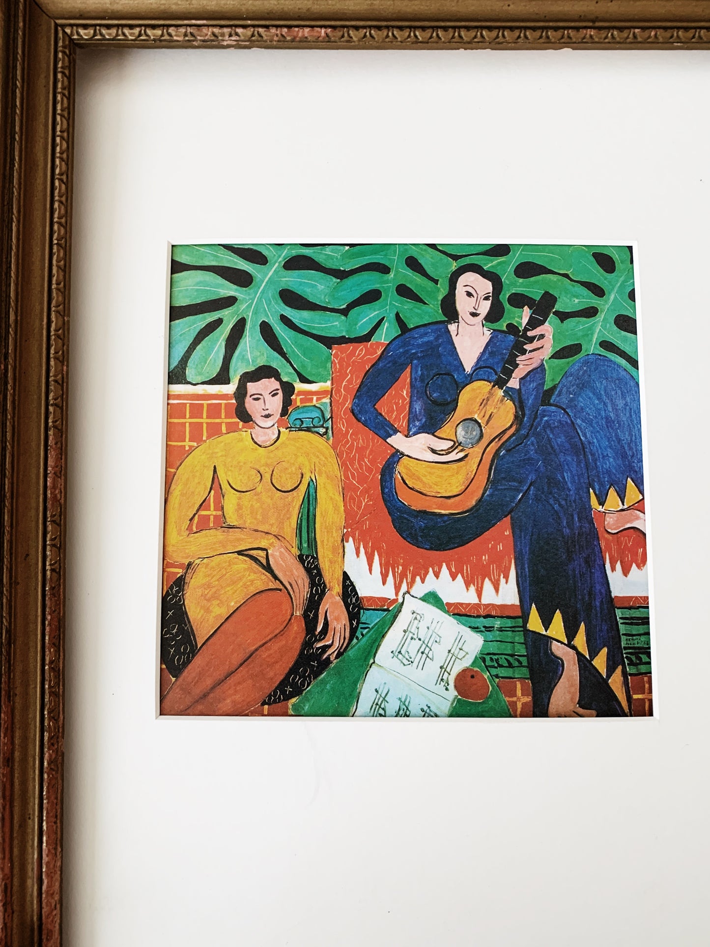 Vintage Framed Matisse Print