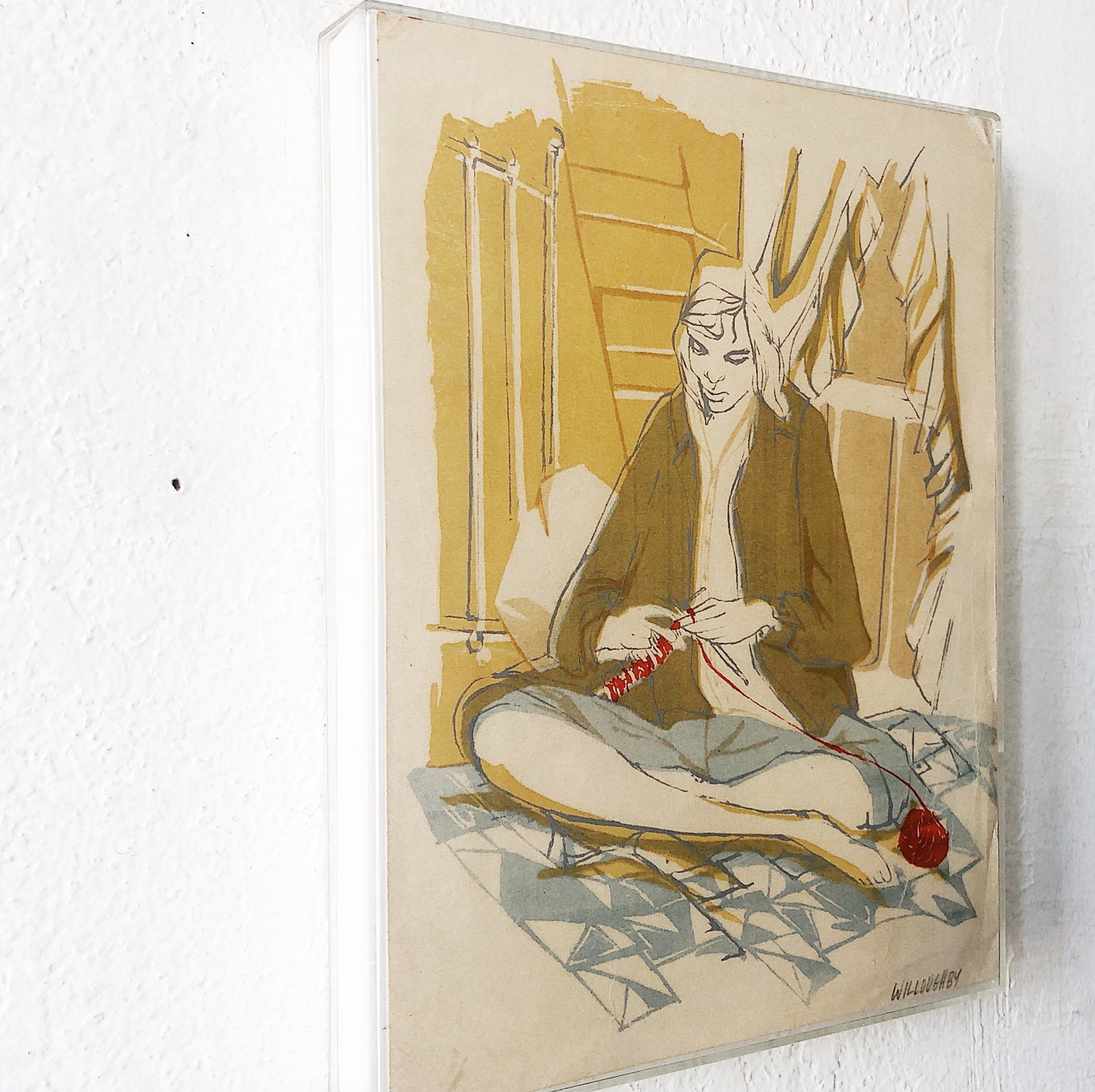 Vintage Original Screenprint