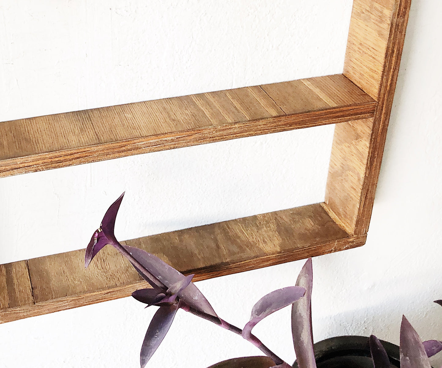 Vintage Handmade Display Shelf