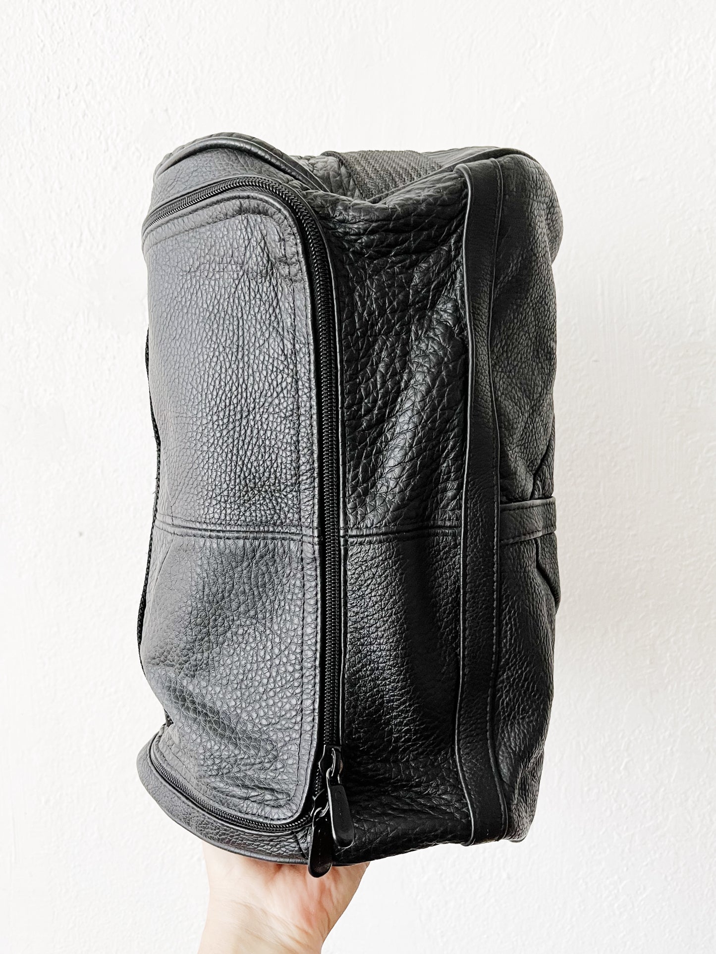 Extra Large Leather Dopp Duffel Bag