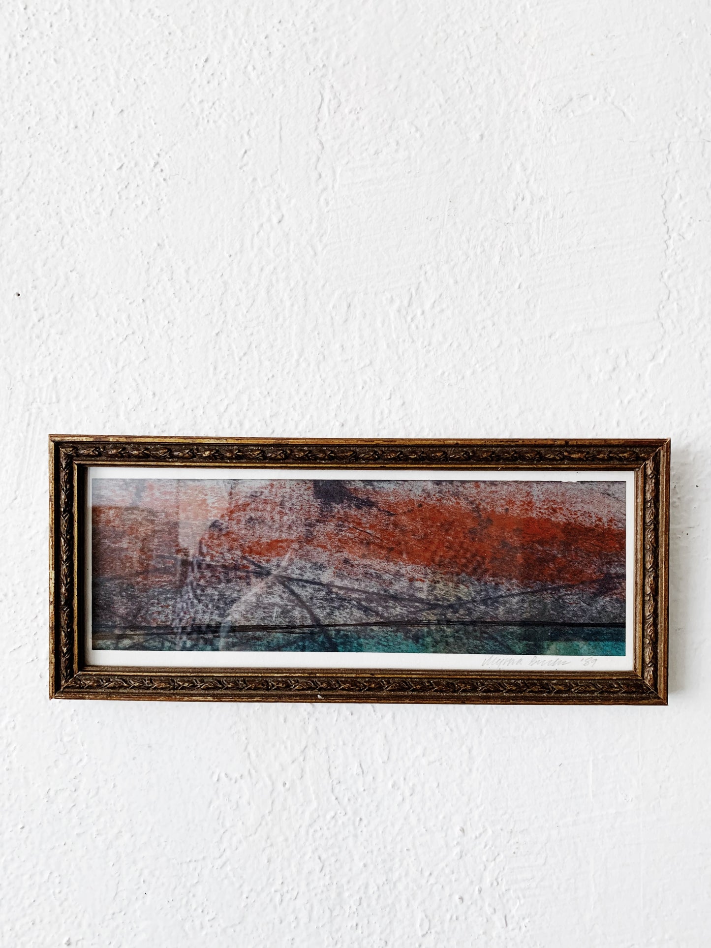 Vintage Framed Etching