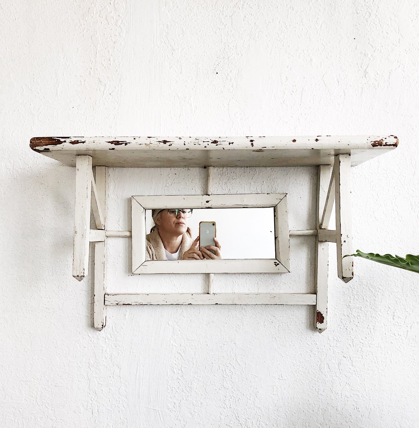 Mirrored Folk Shelf