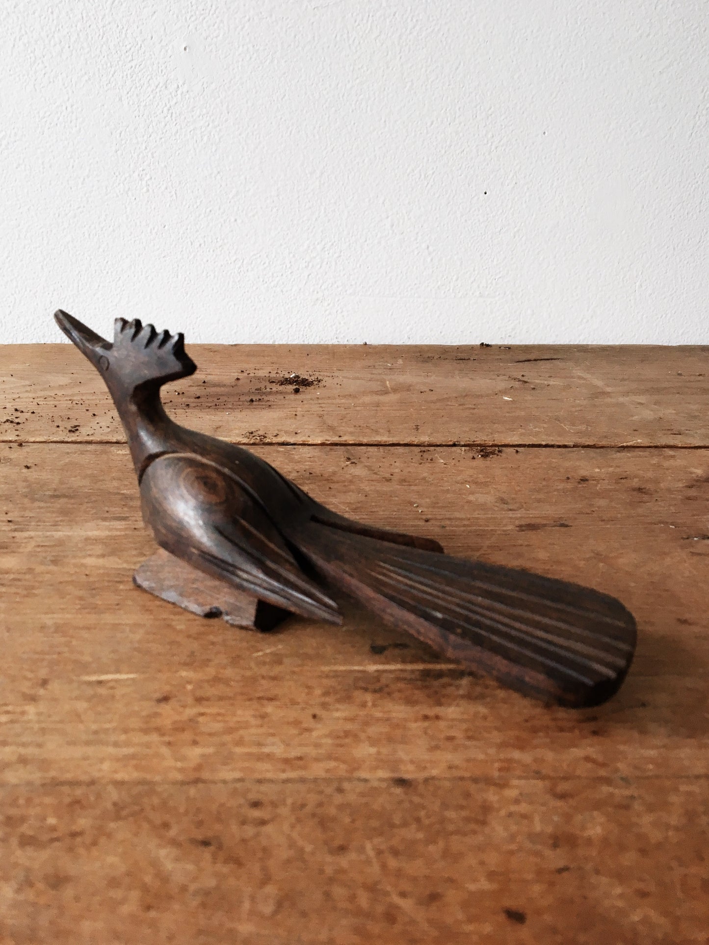 Carved Wood Roadrunner