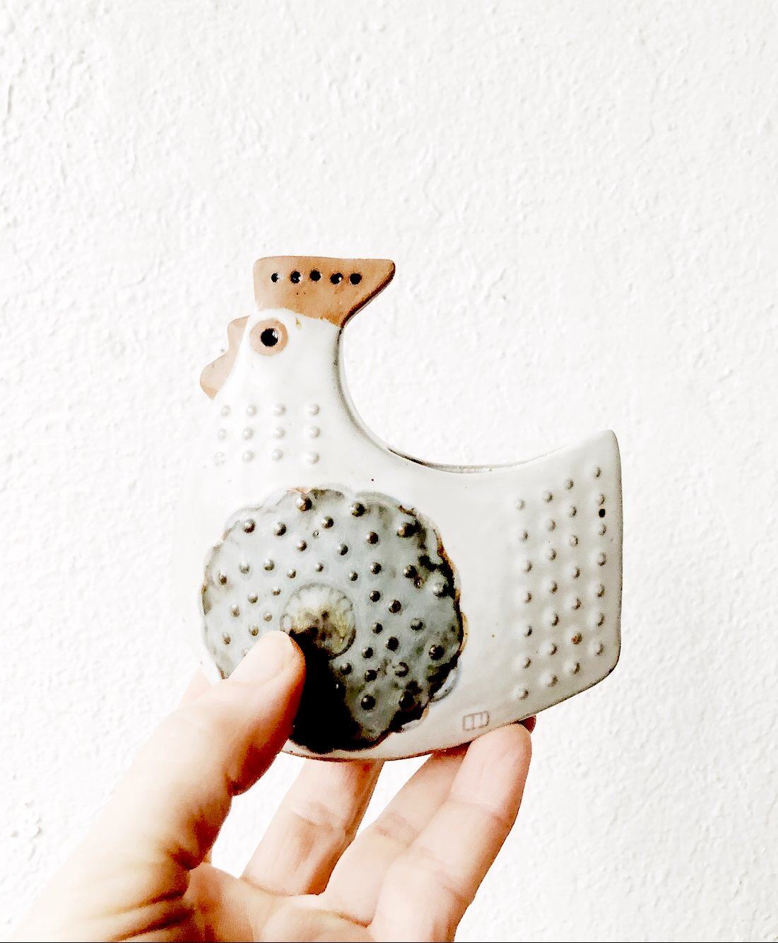 Vintage Ceramic Rooster Vase