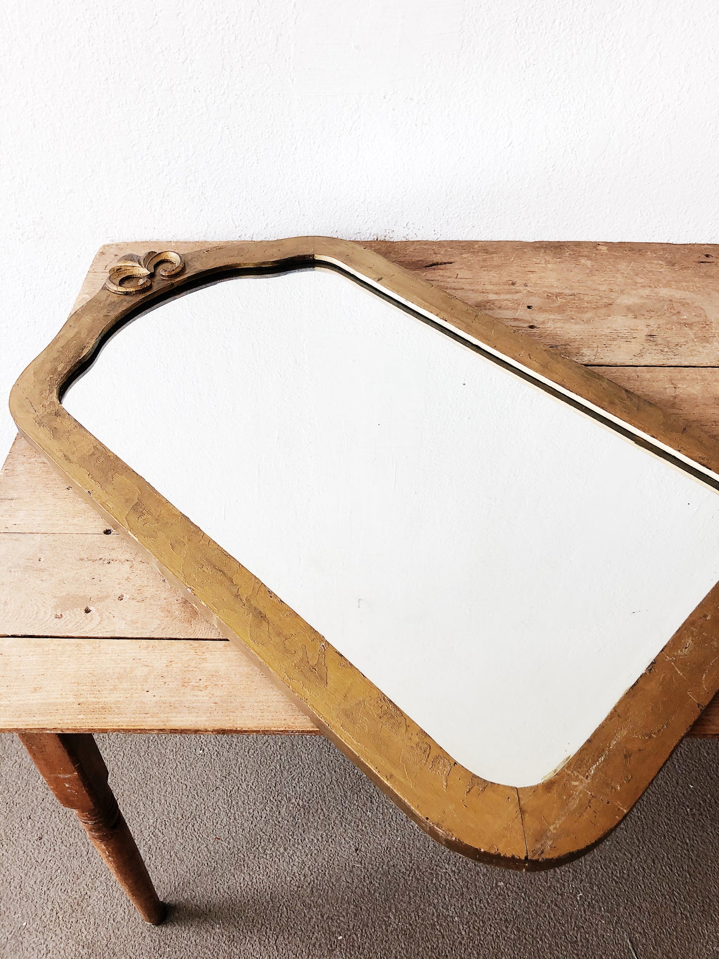 Antique Gold Leaf Mirror