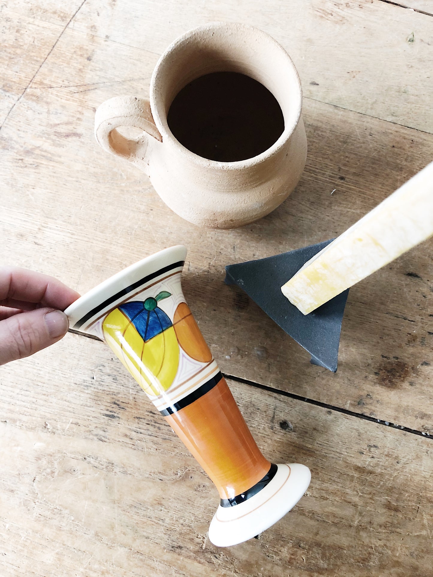 Clarice Cliff Art Deco Style Vase