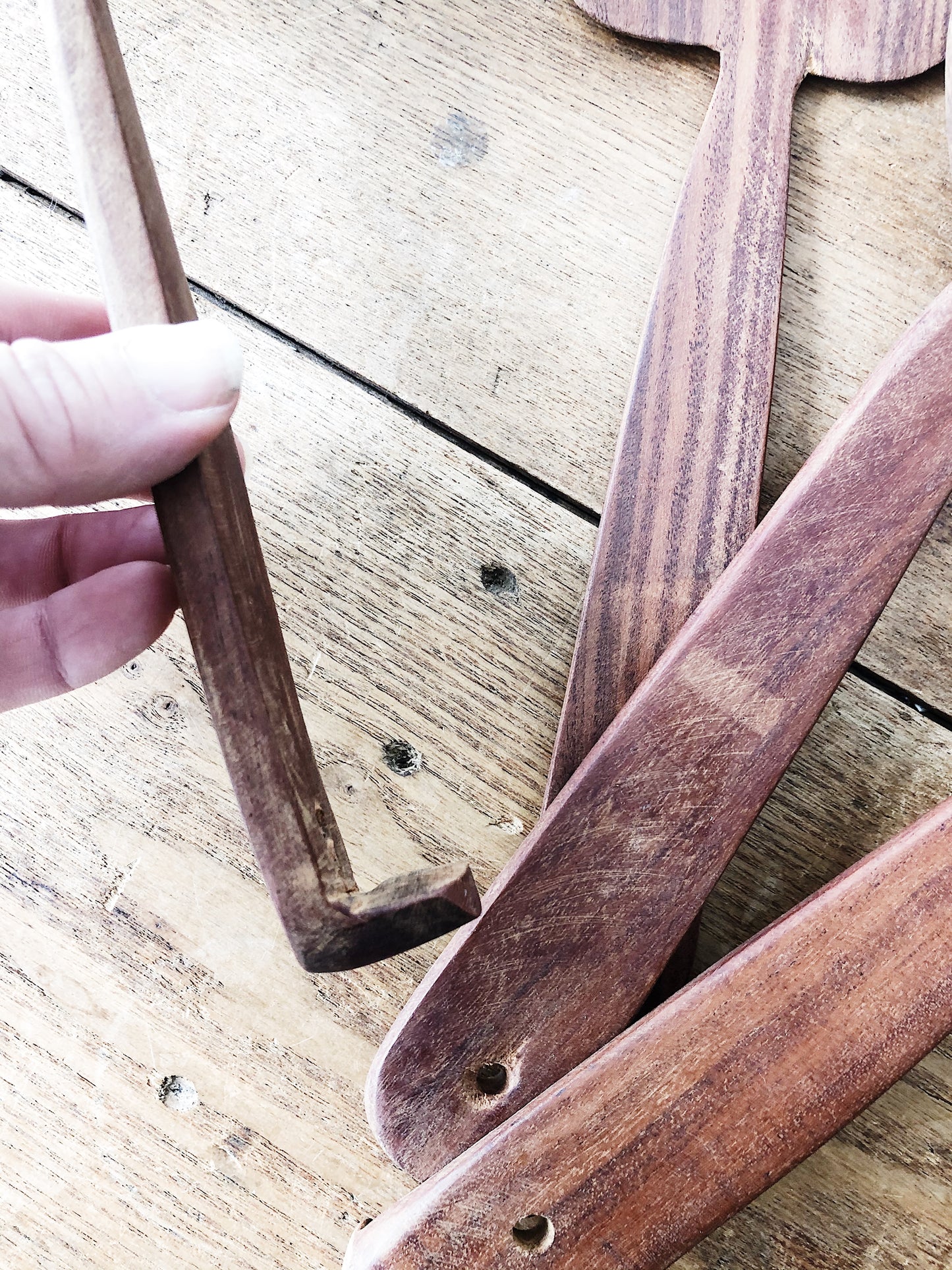 Vintage Wooden Serving Set