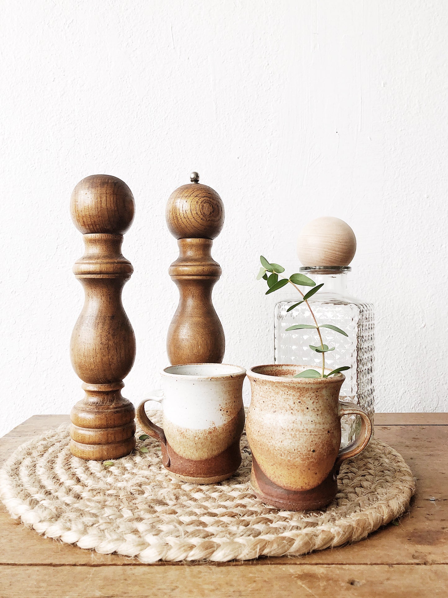 Vintage Pair of Salt and Pepper Grinders