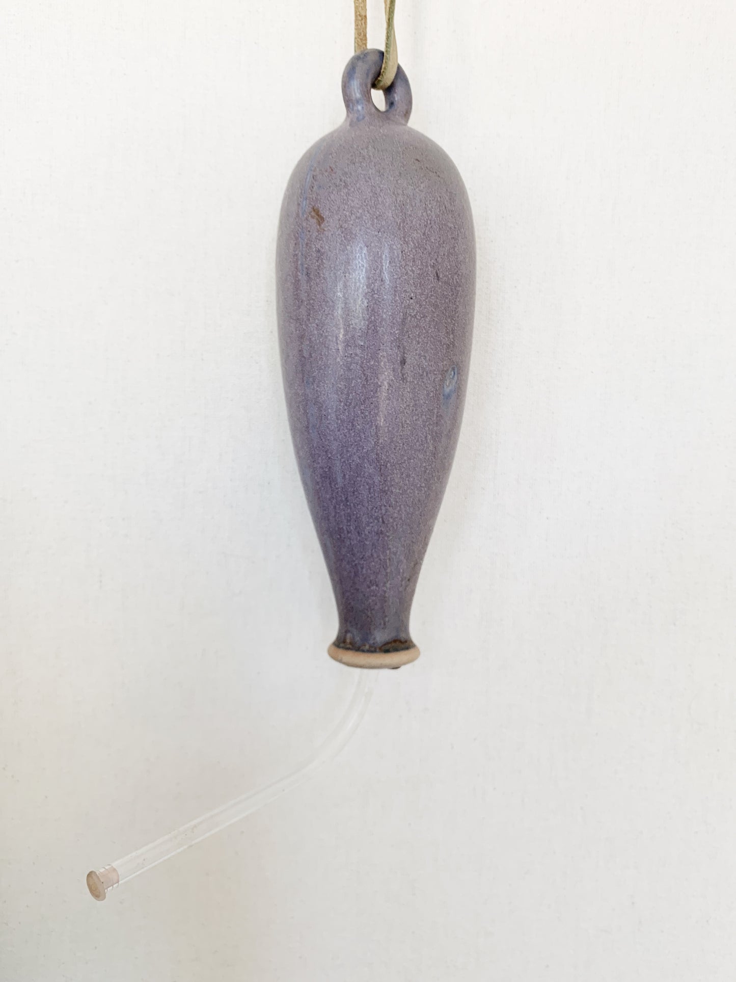 Handmade Ceramic Hummingbird Feeder