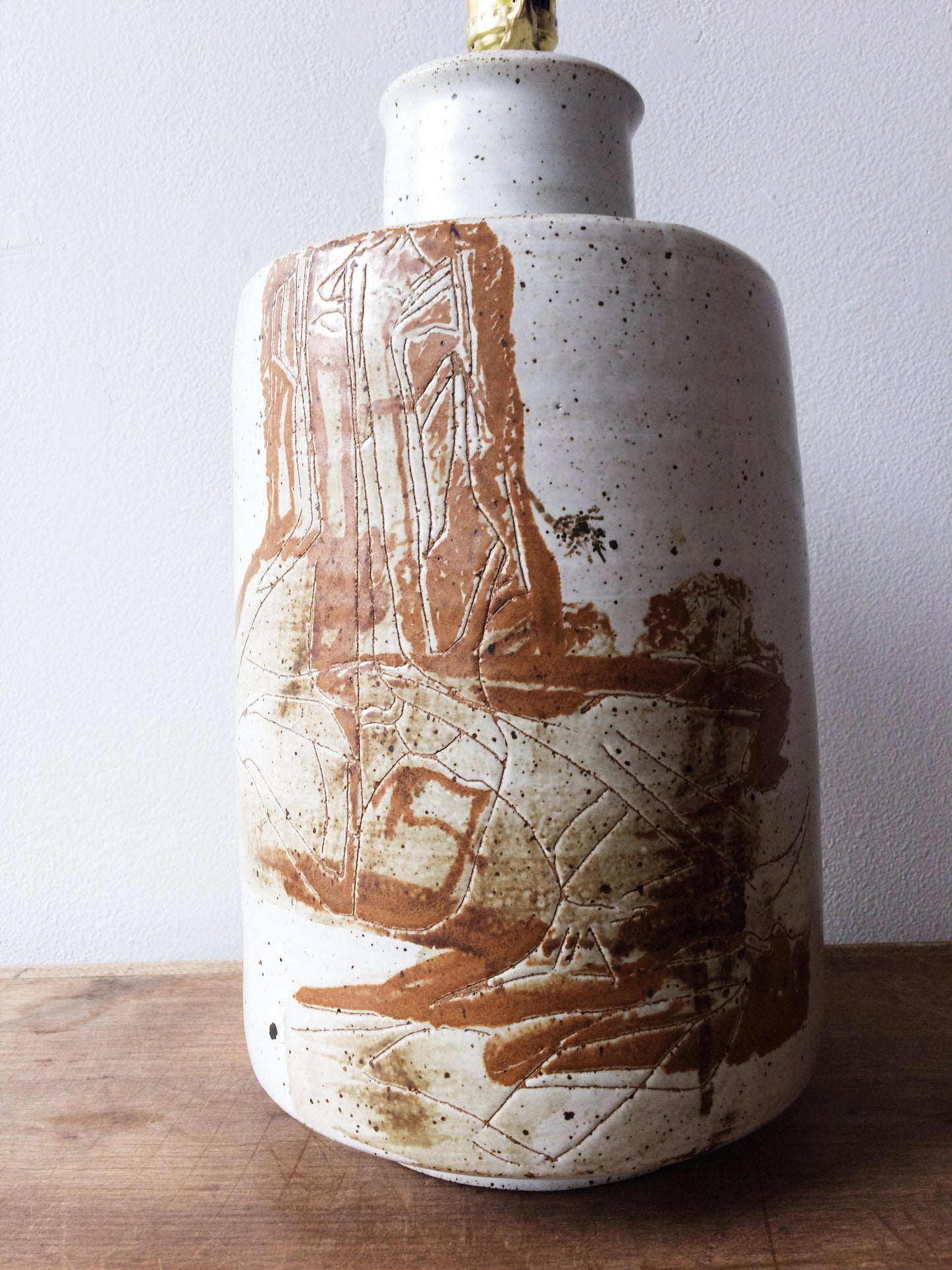 Vintage Pottery Lamp