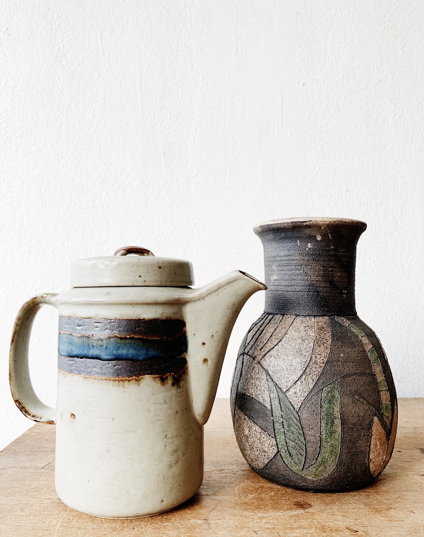 Vintage Raku Vase
