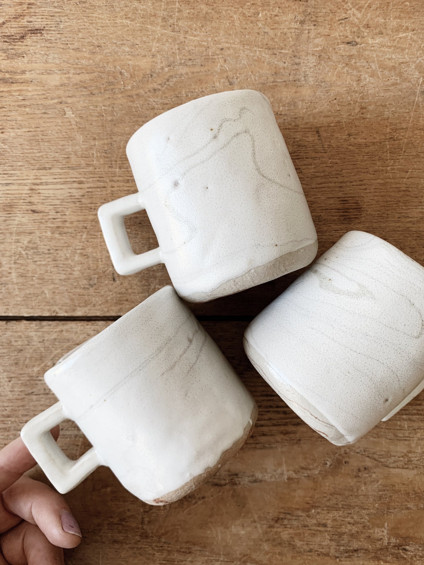 Handmade Espresso Mug Trio