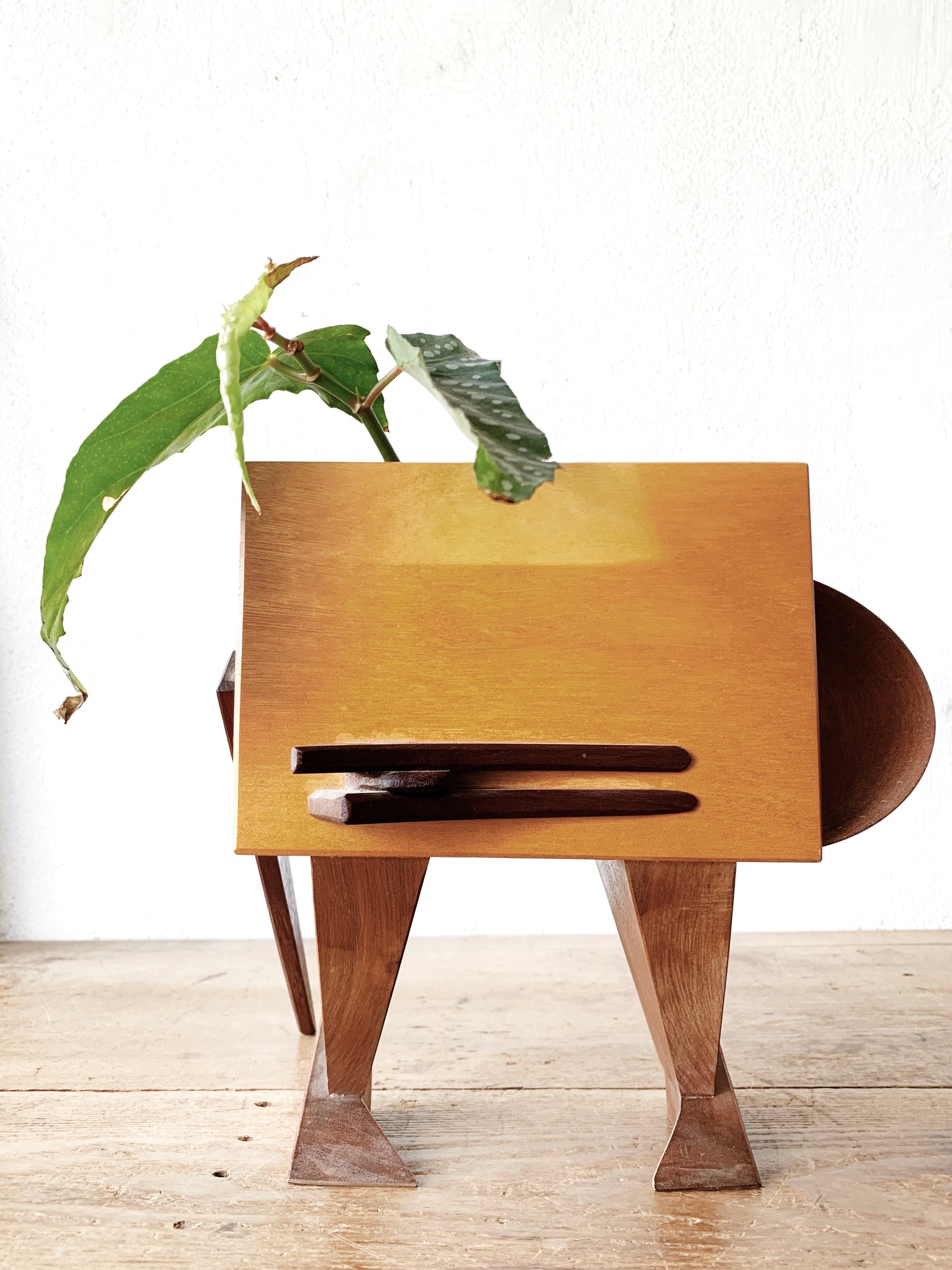 Handmade Wood Sculptural Box