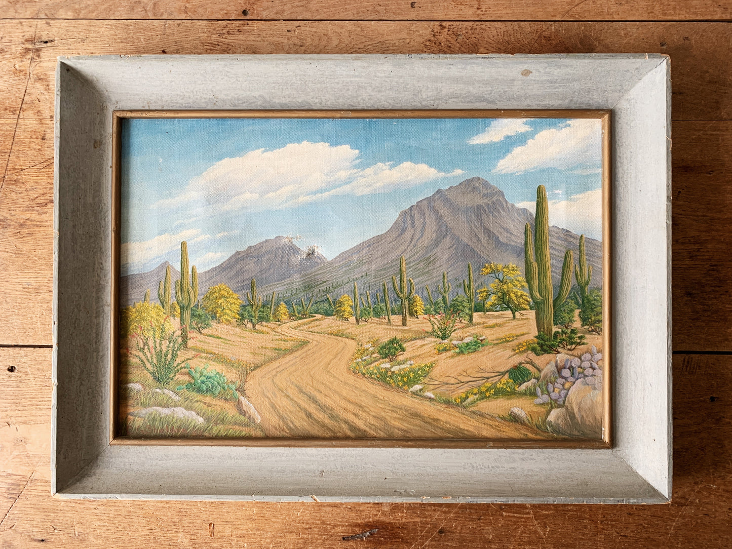 Vintage Desert Painting