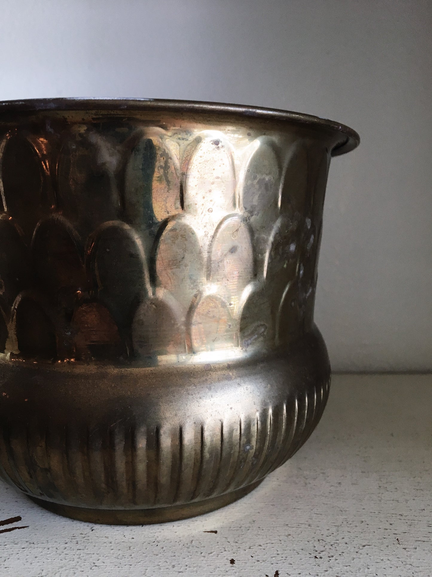 Indian Brass Plant Pot