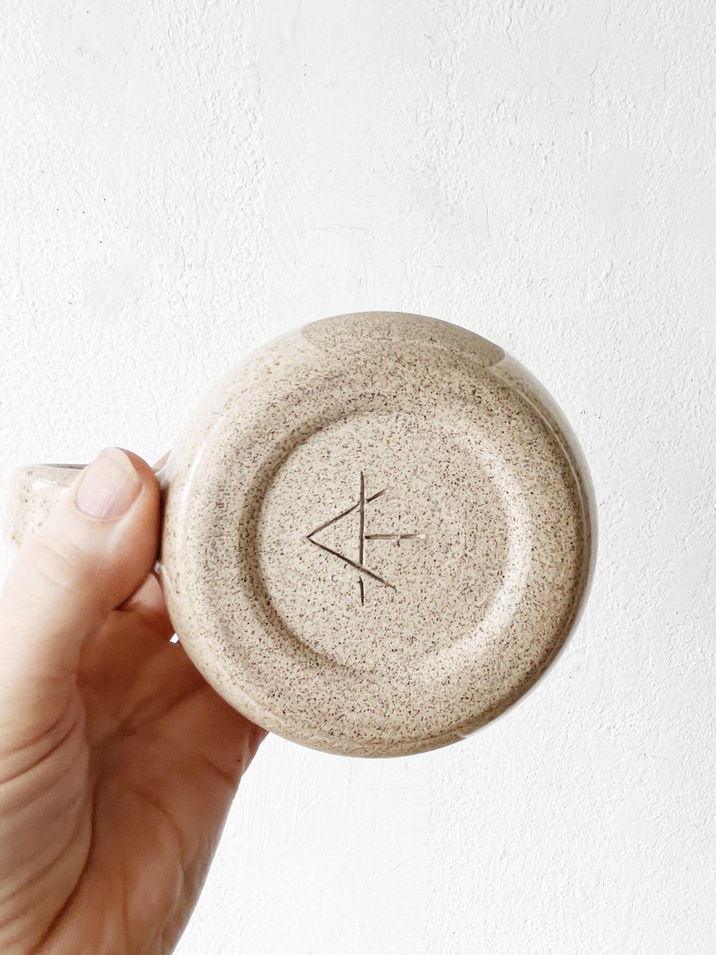 Large Hand Built Latte Mug