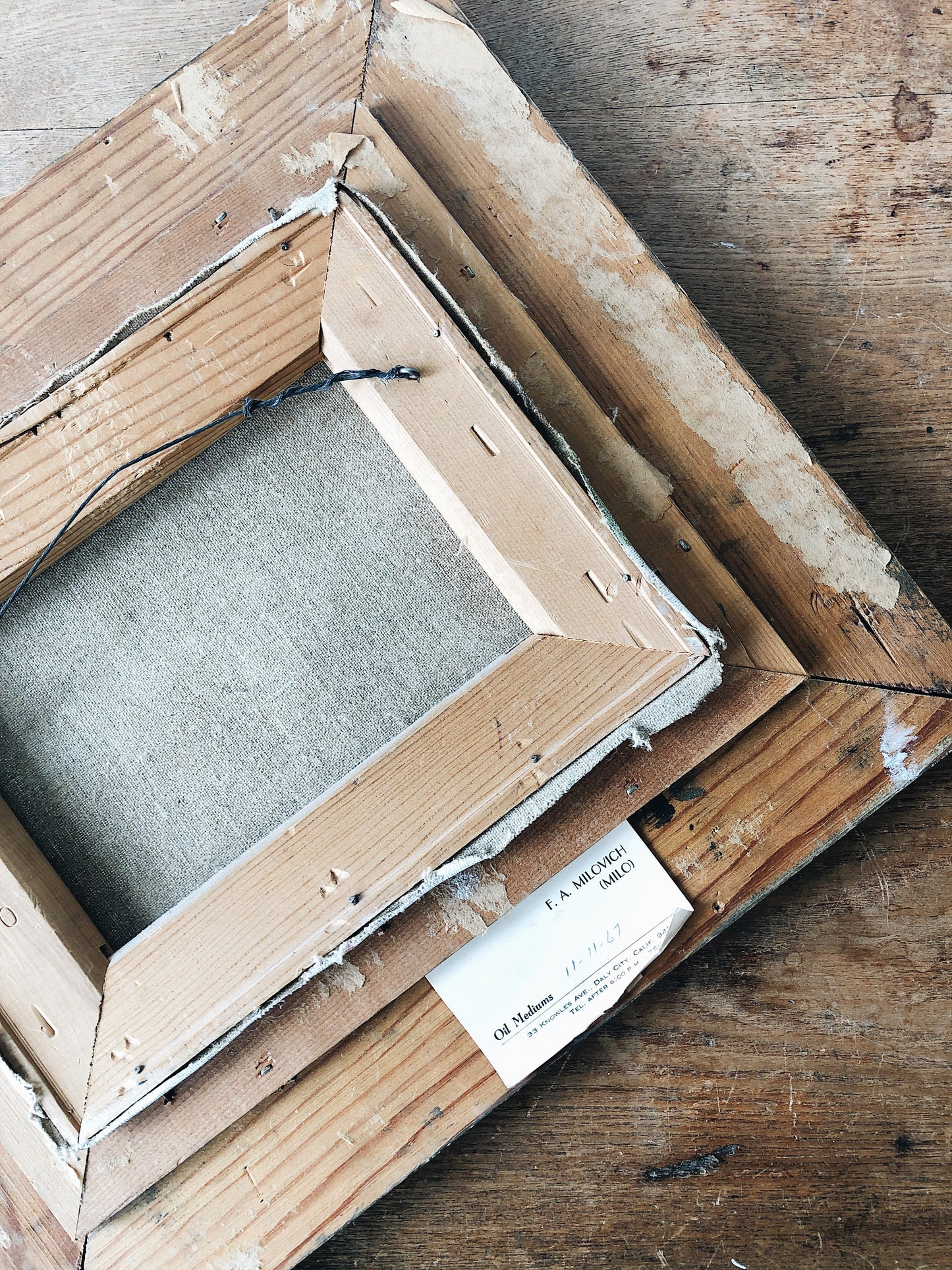 Vintage California Coast Oil Painting