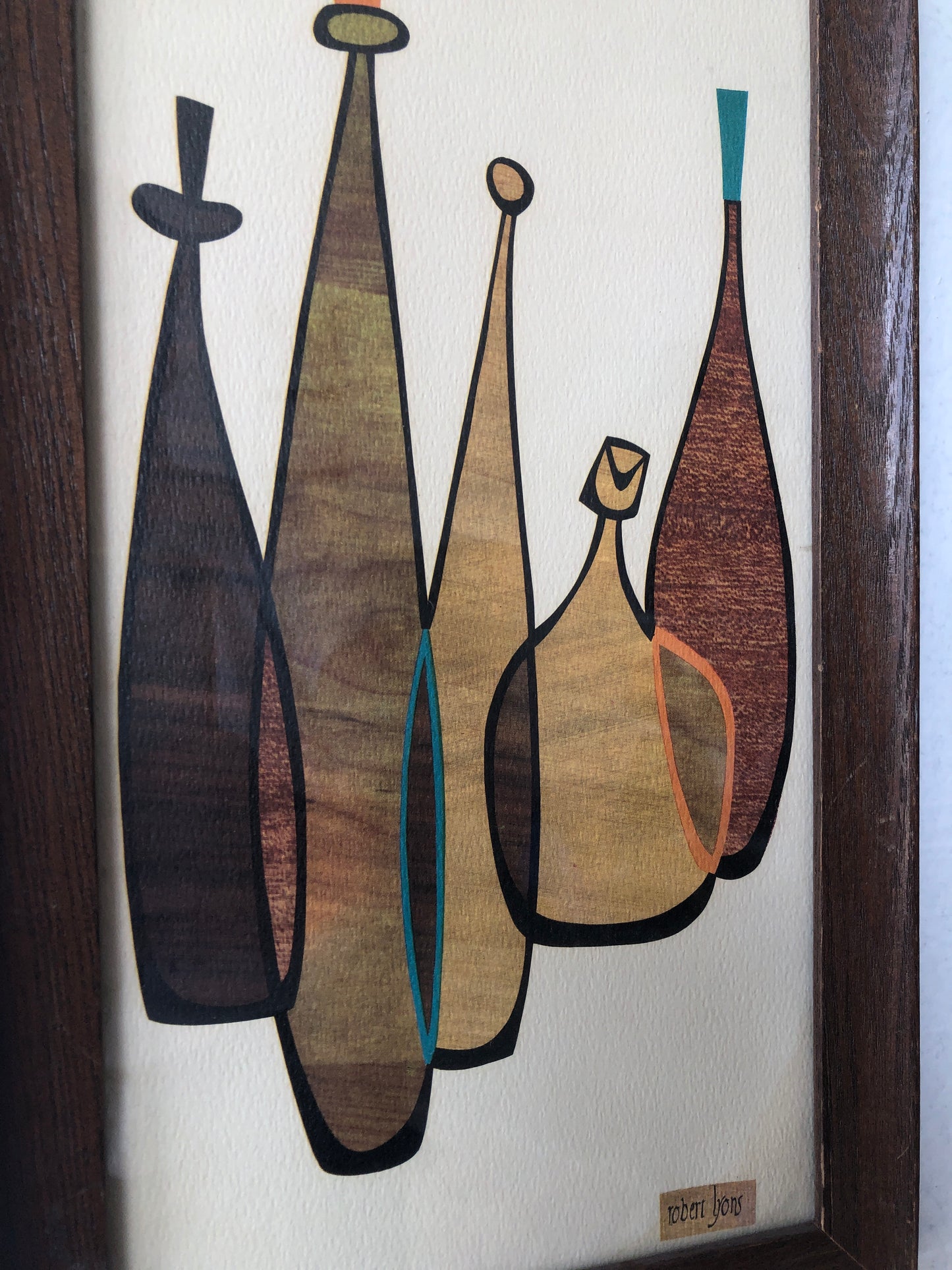 Original Vintage Robert Lyons Lithograph