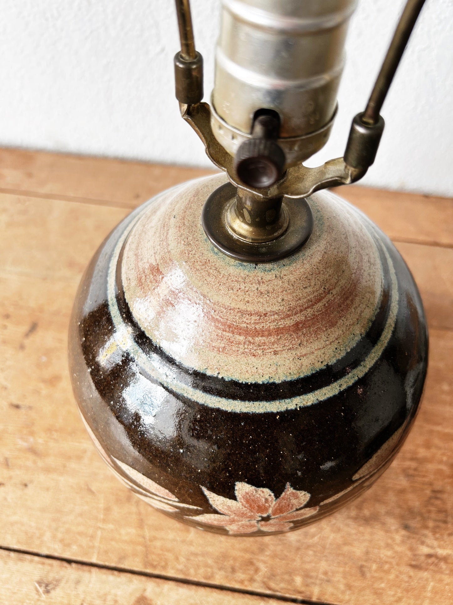Vintage Pottery Lamp