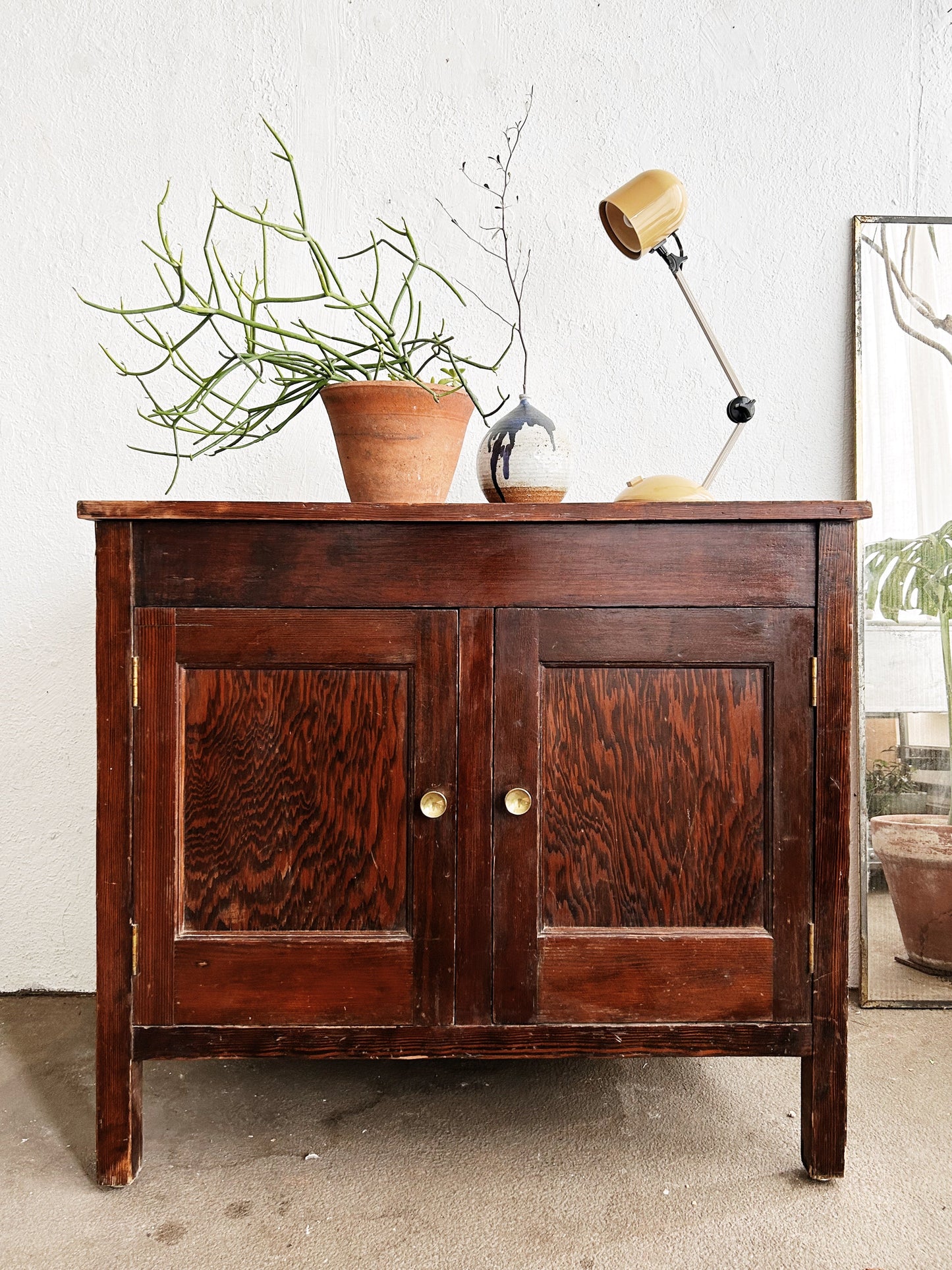 Antique Wood Cupboard/Sideboard