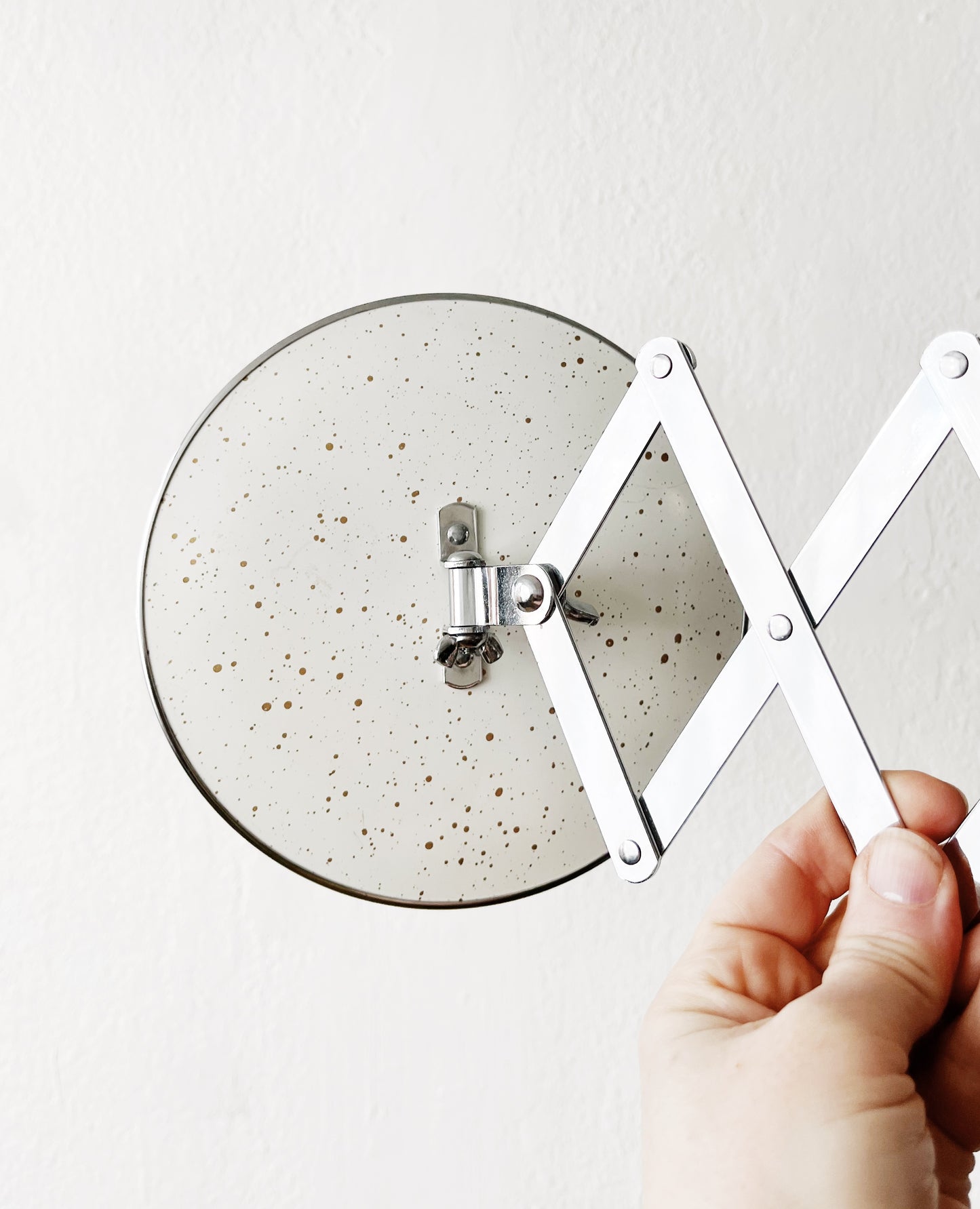 Vintage Magnifying Wall Mirror