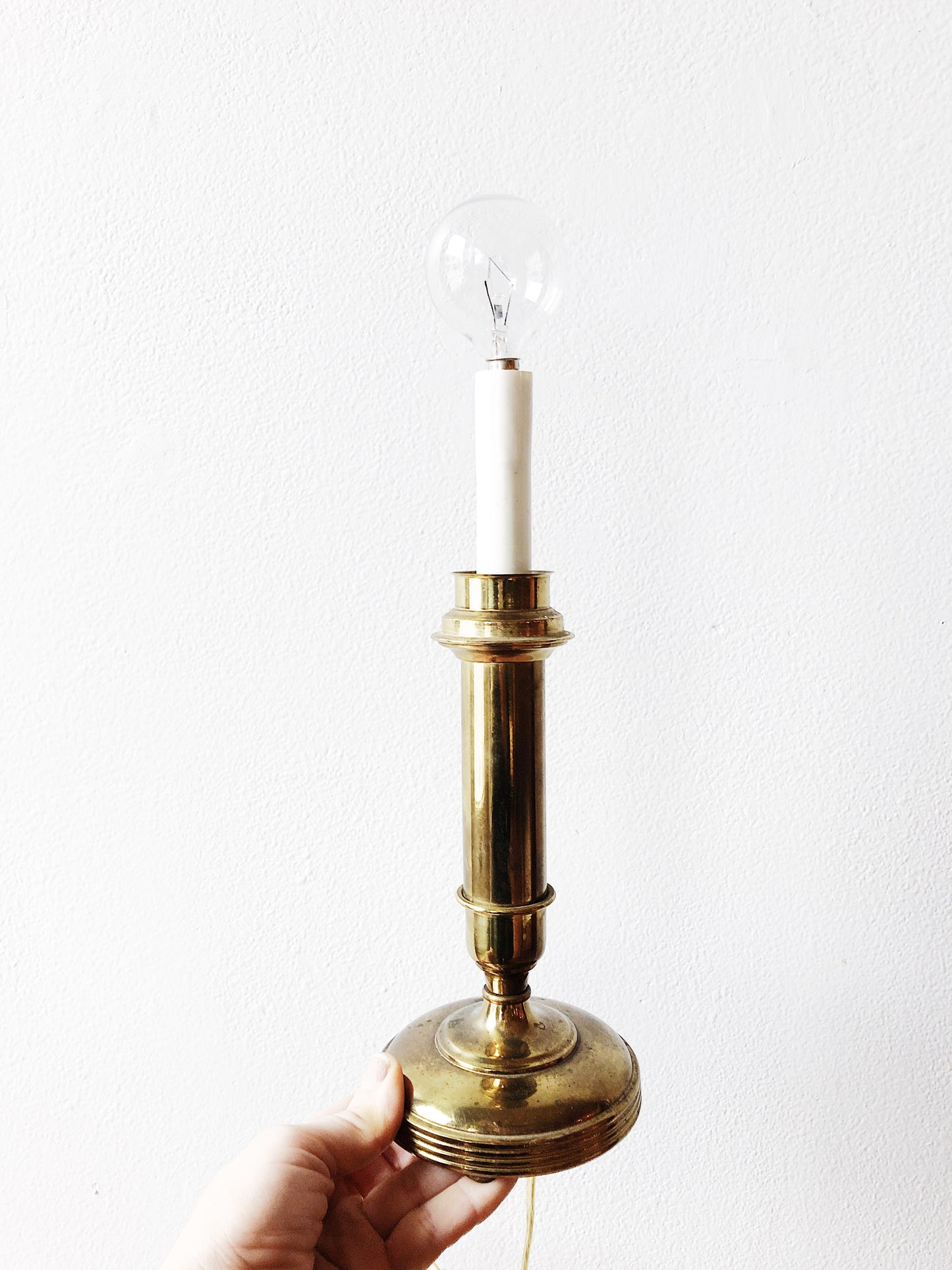 Petite Solid Brass Lamp