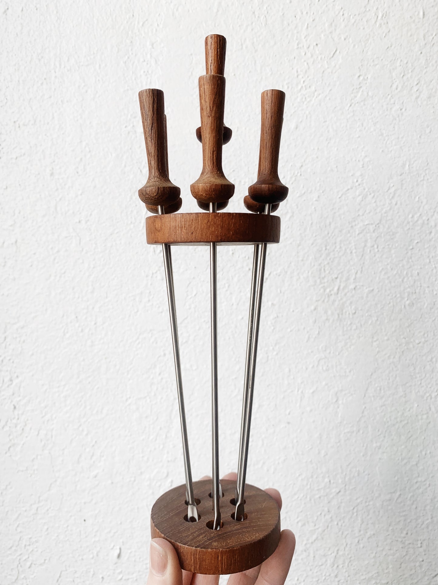 Mid Century Fondue Fork Set
