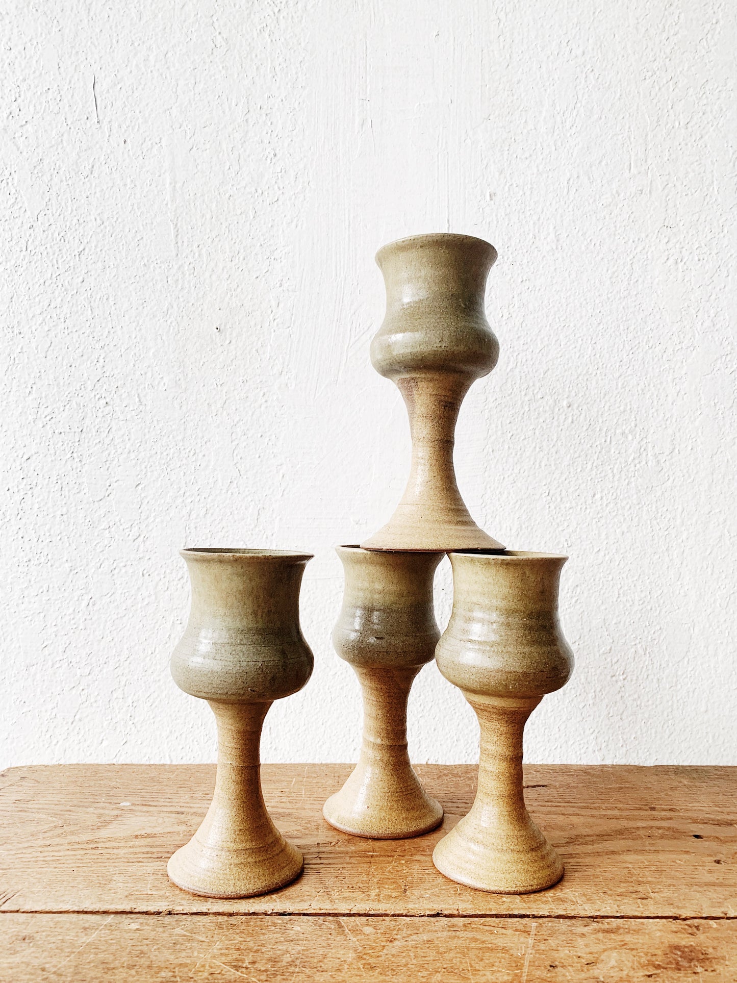 Vintage Stoneware Goblets